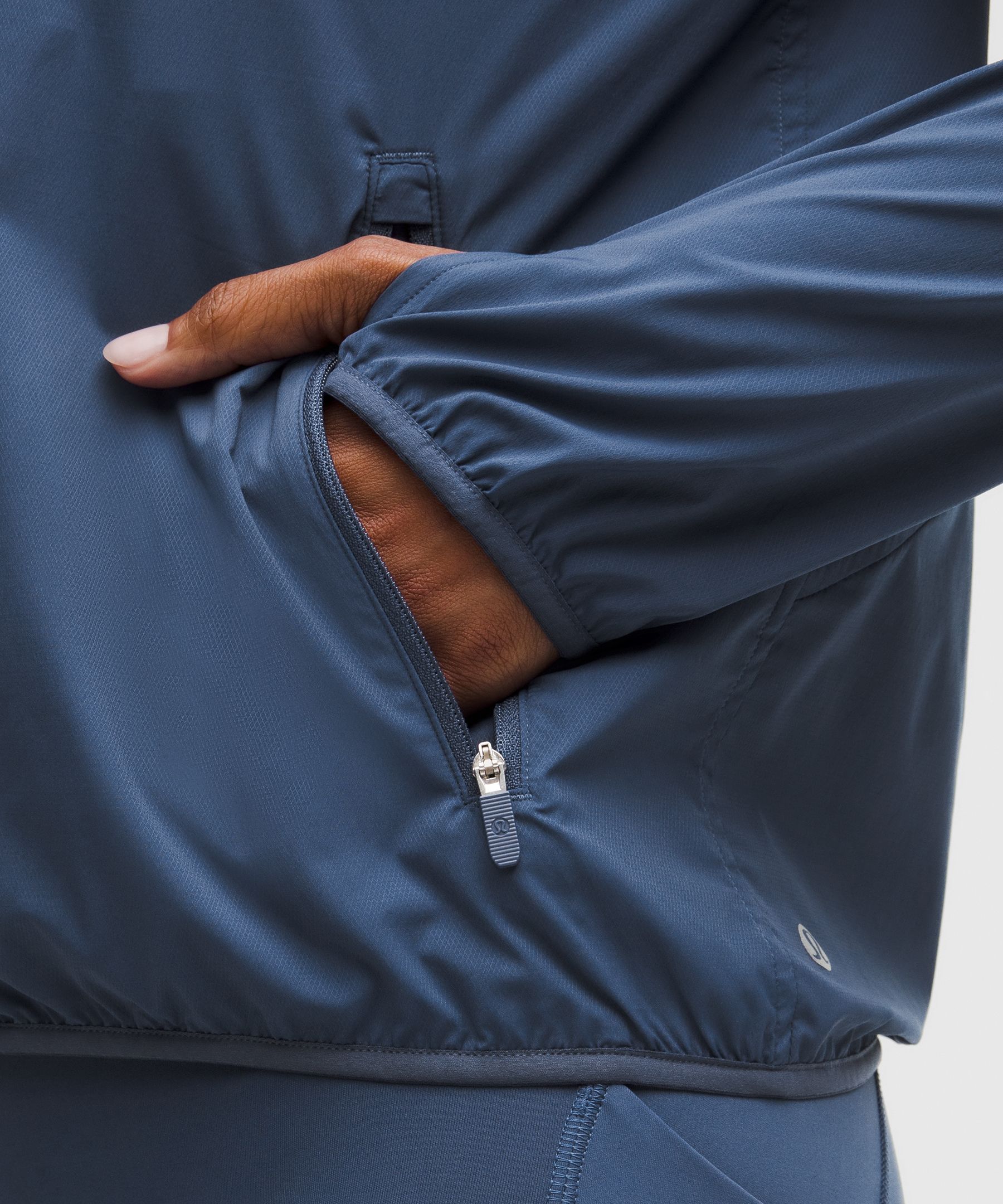 Lululemon Breathable Lightweight Training Jacket In Blue