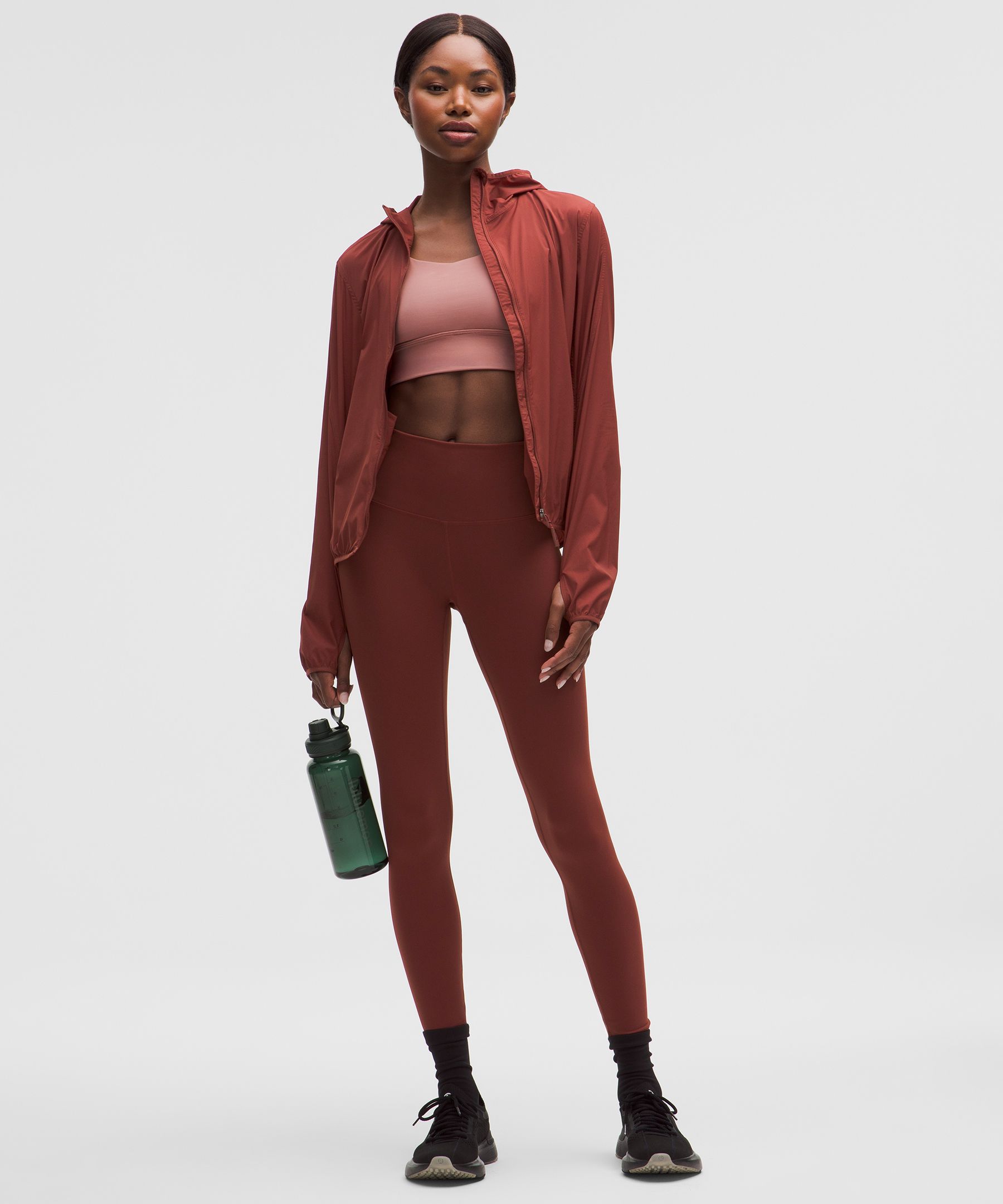 Lululemon Breathable Lightweight Training Jacket In Red