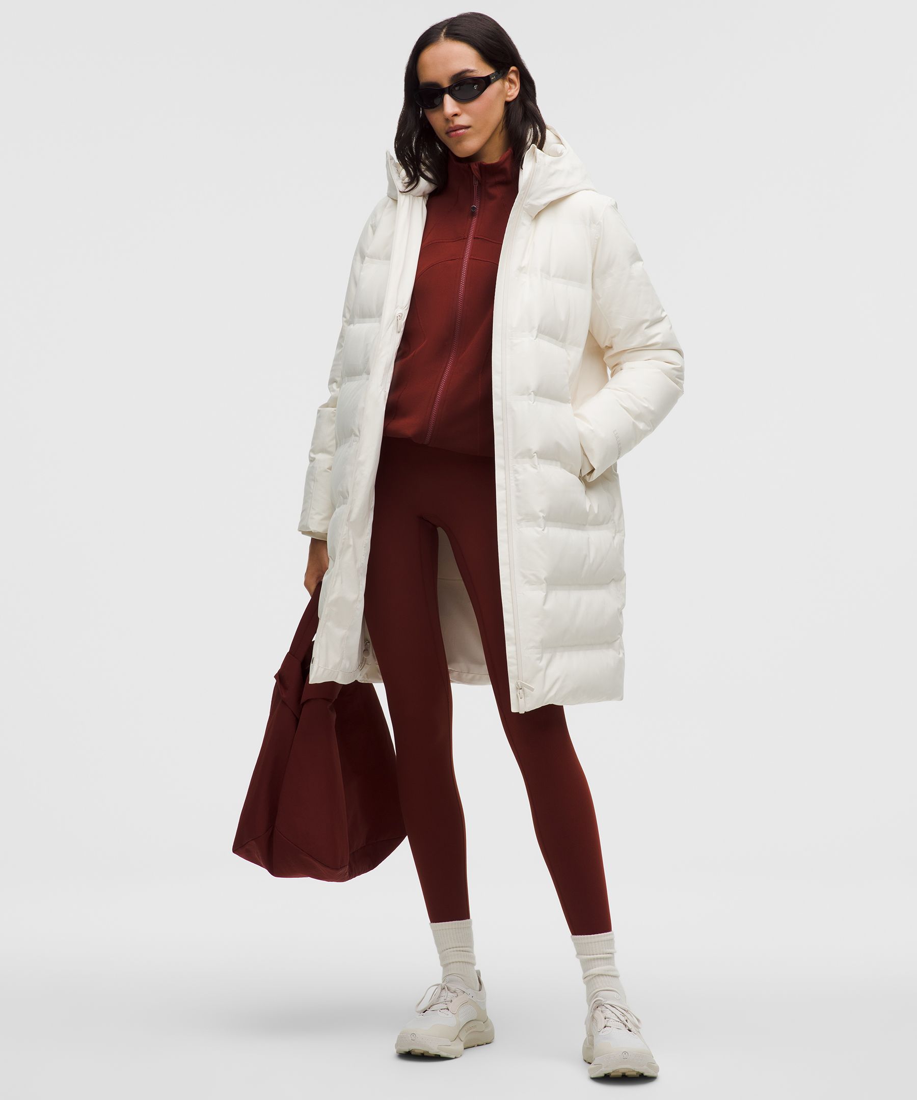 Lululemon Slush Hour Waterproof 600-down-fill Parka In White