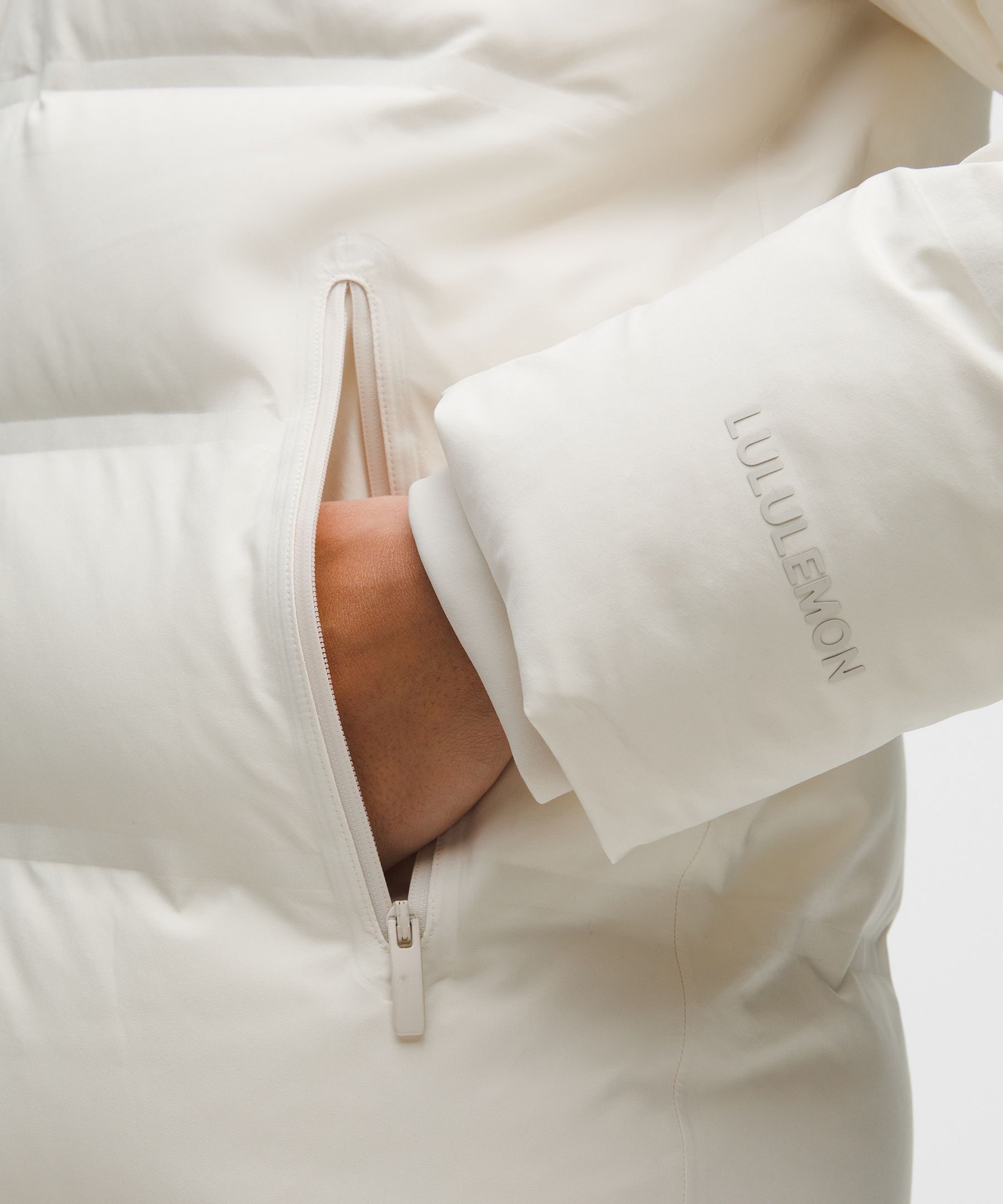 Lululemon Slush Hour Waterproof 600-down-fill Parka In White