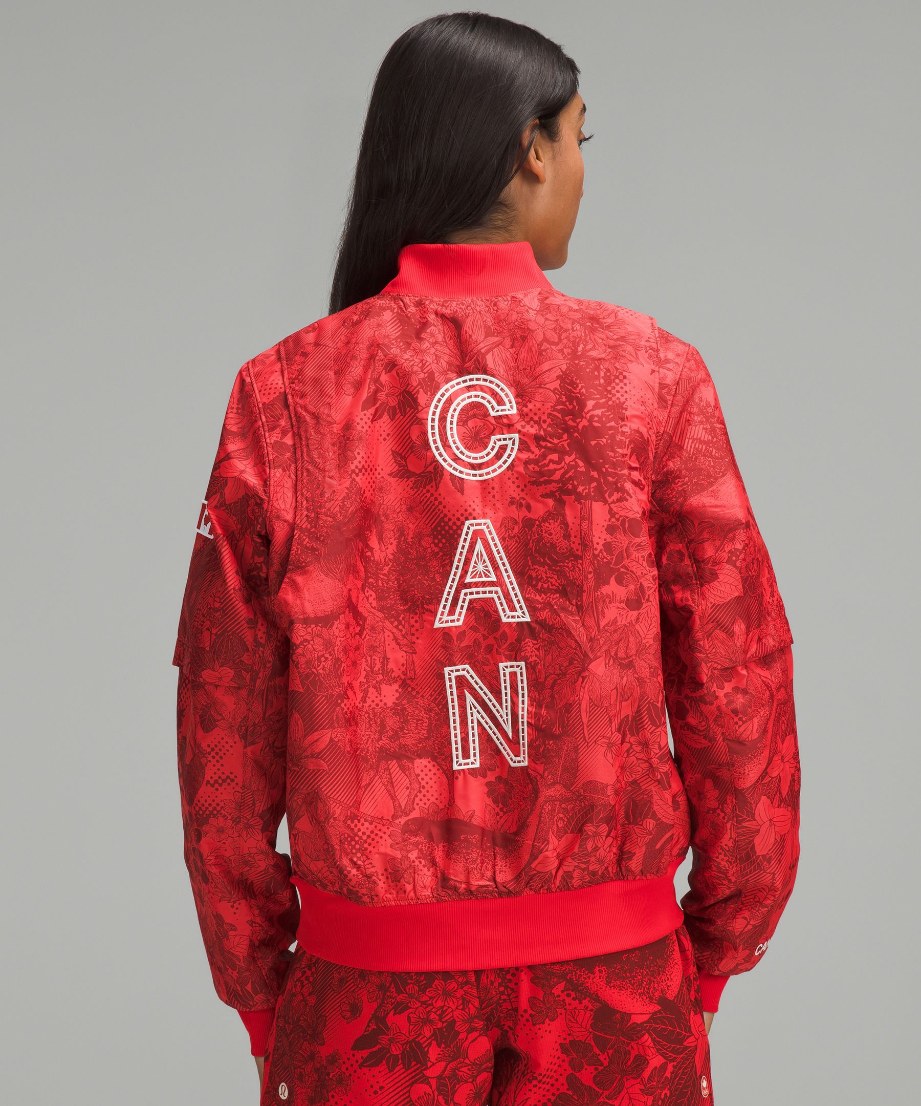 Team Canada Vented Jacquard Bomber Jacket *CPC Logo | Women's Coats & Jackets