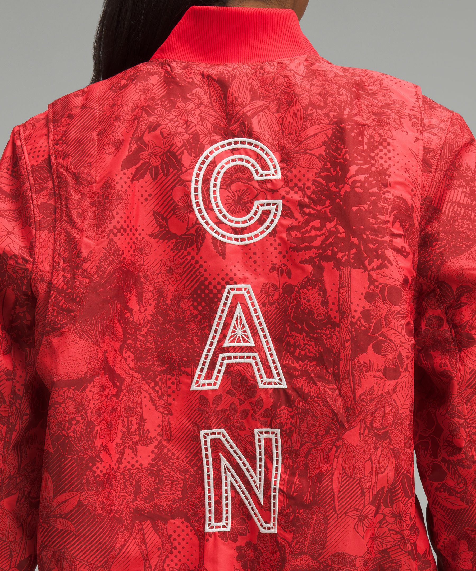 Team Canada Vented Jacquard Bomber Jacket *CPC Logo | Women's Coats & Jackets