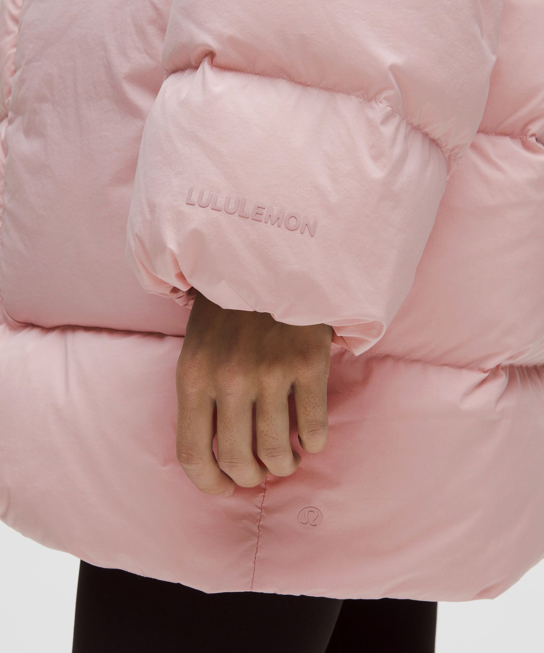 Lululemon Cinch-waist 600-down-fill Puffer In Pink