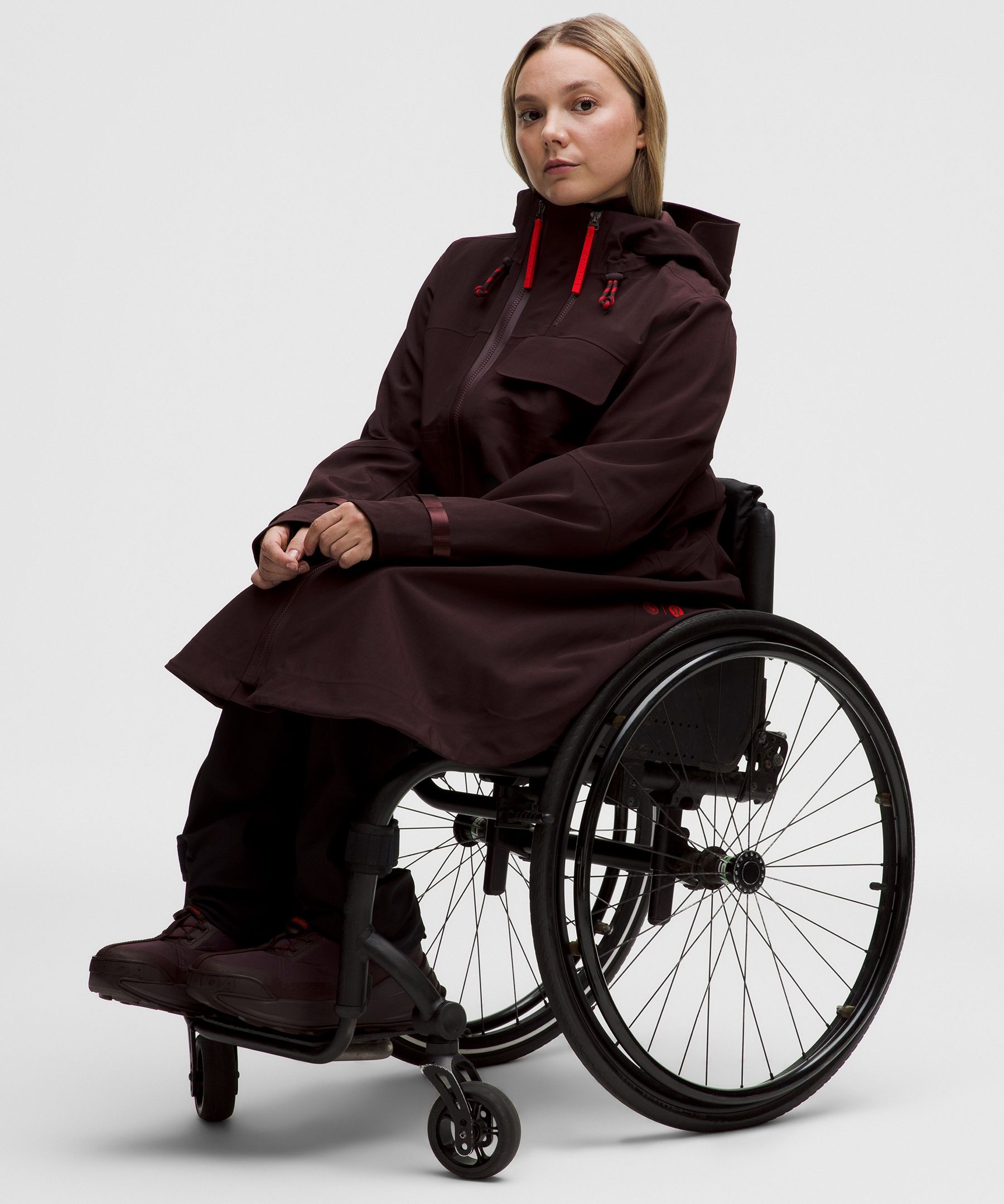 Coquille imperméable à coupe assise Équipe Canada pour femmes