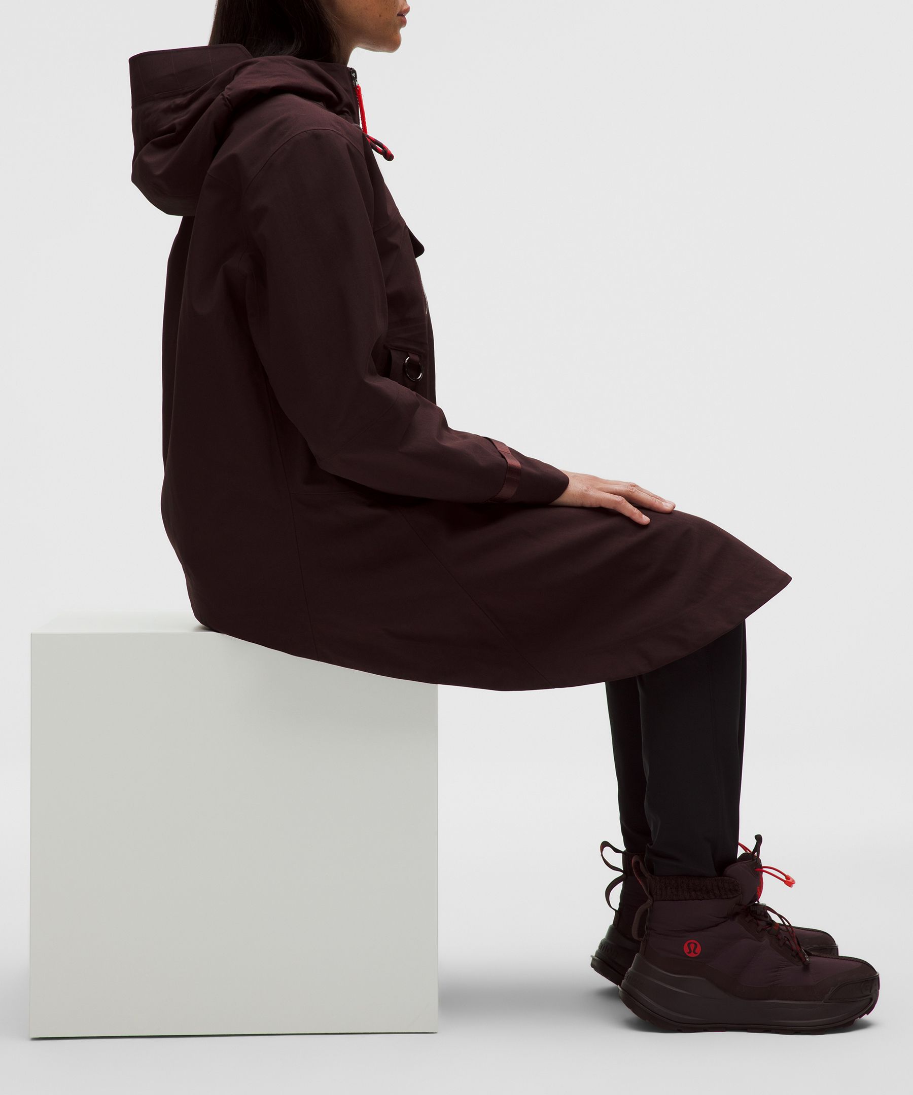 Coquille imperméable à coupe assise Équipe Canada pour femmes