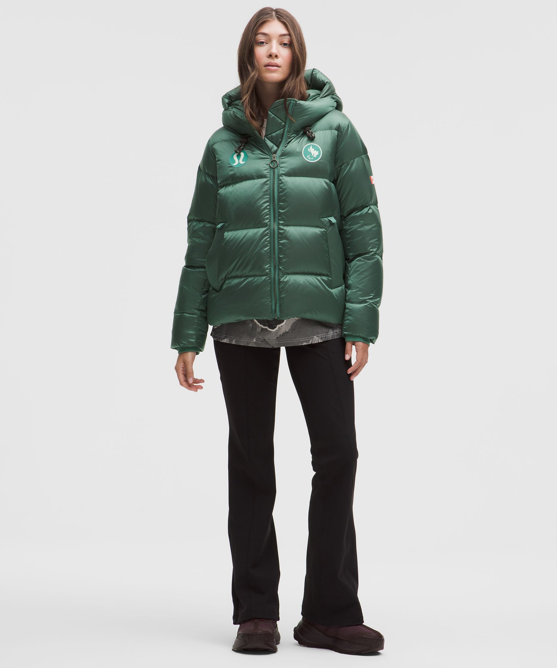 Team Canada Women's Wunder Puff Large-Hood Jacket Shine *CPC Logo