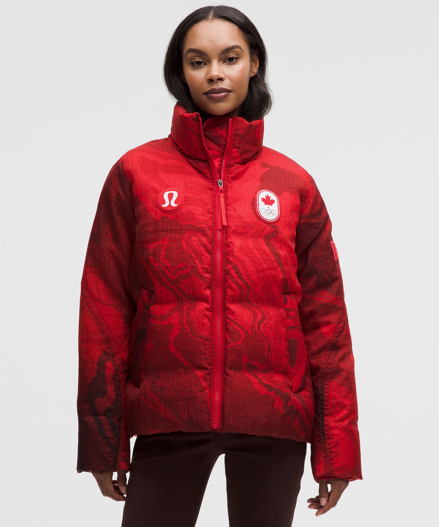 Team Canada Women's Wunder Puff Translucent 600-Down-Fill Jacket 