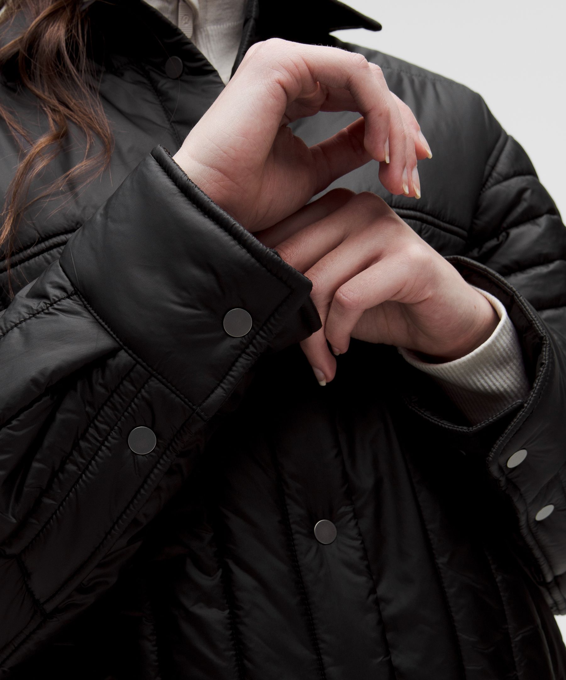 Team Canada Women's Nylon Taffeta Insulated Shacket *COC Logo