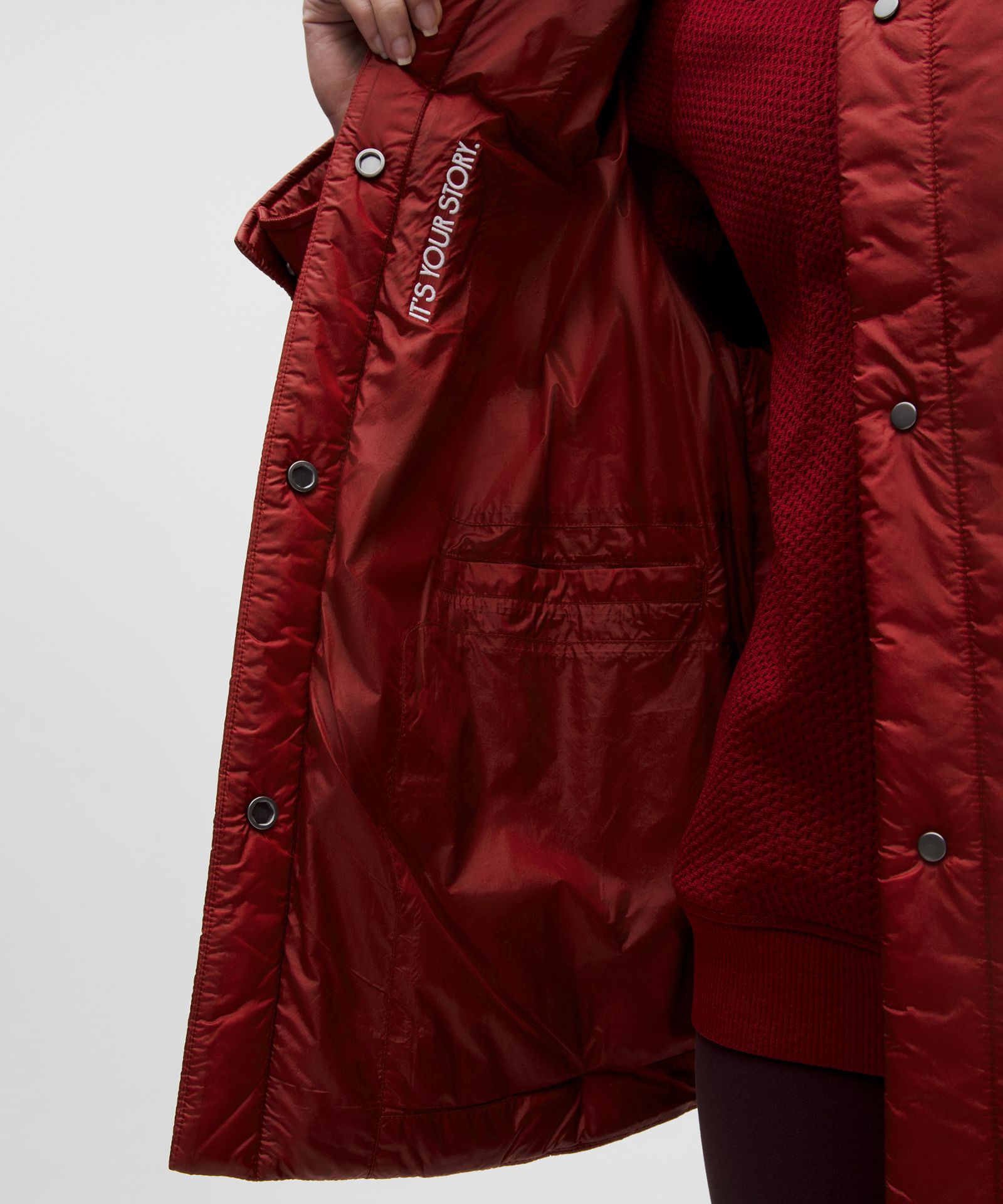 Женская утеплённая куртка-рубашка Lululemon Team Canada — фото 10