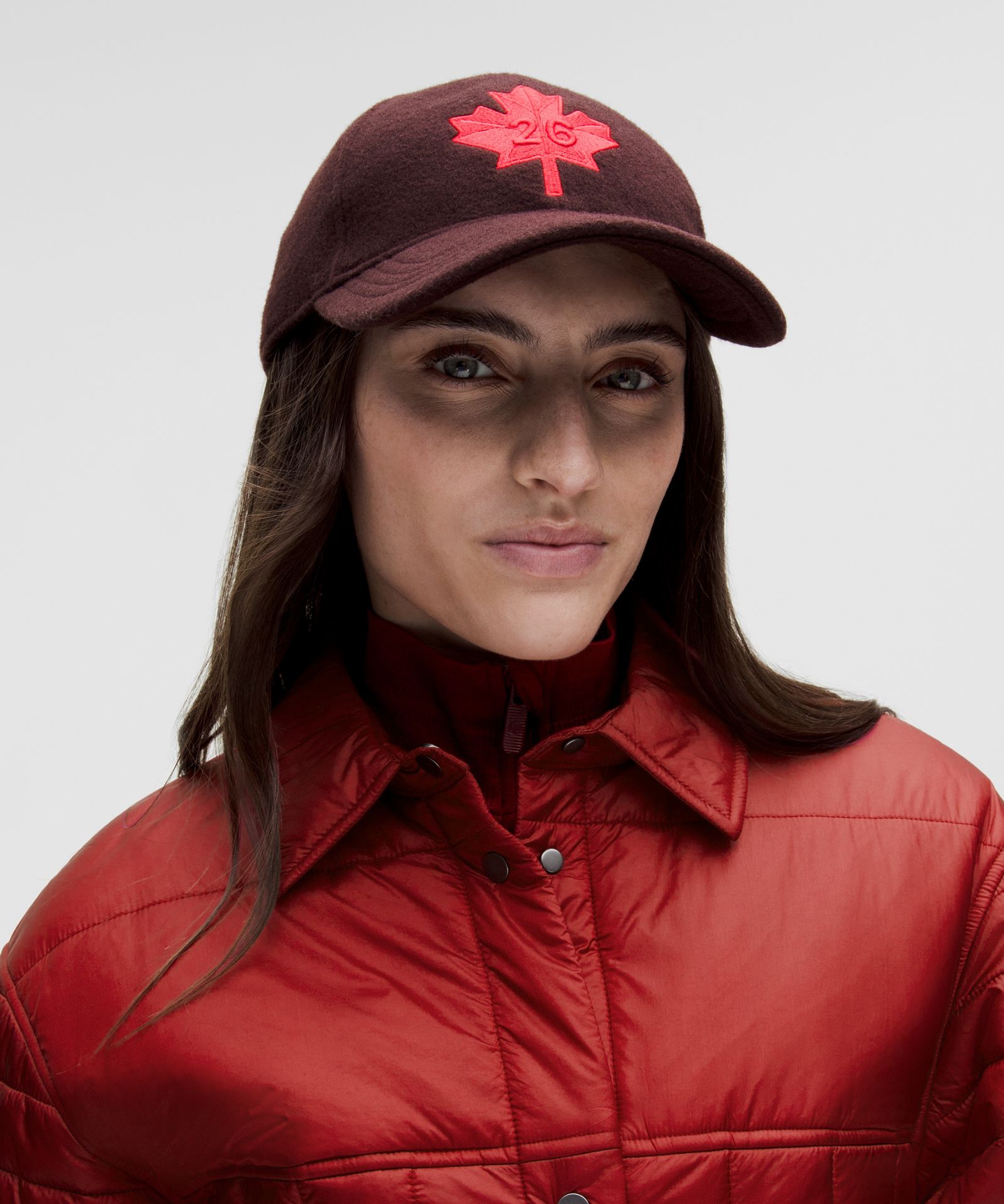 Женская утеплённая куртка-рубашка Lululemon Team Canada — фото 4