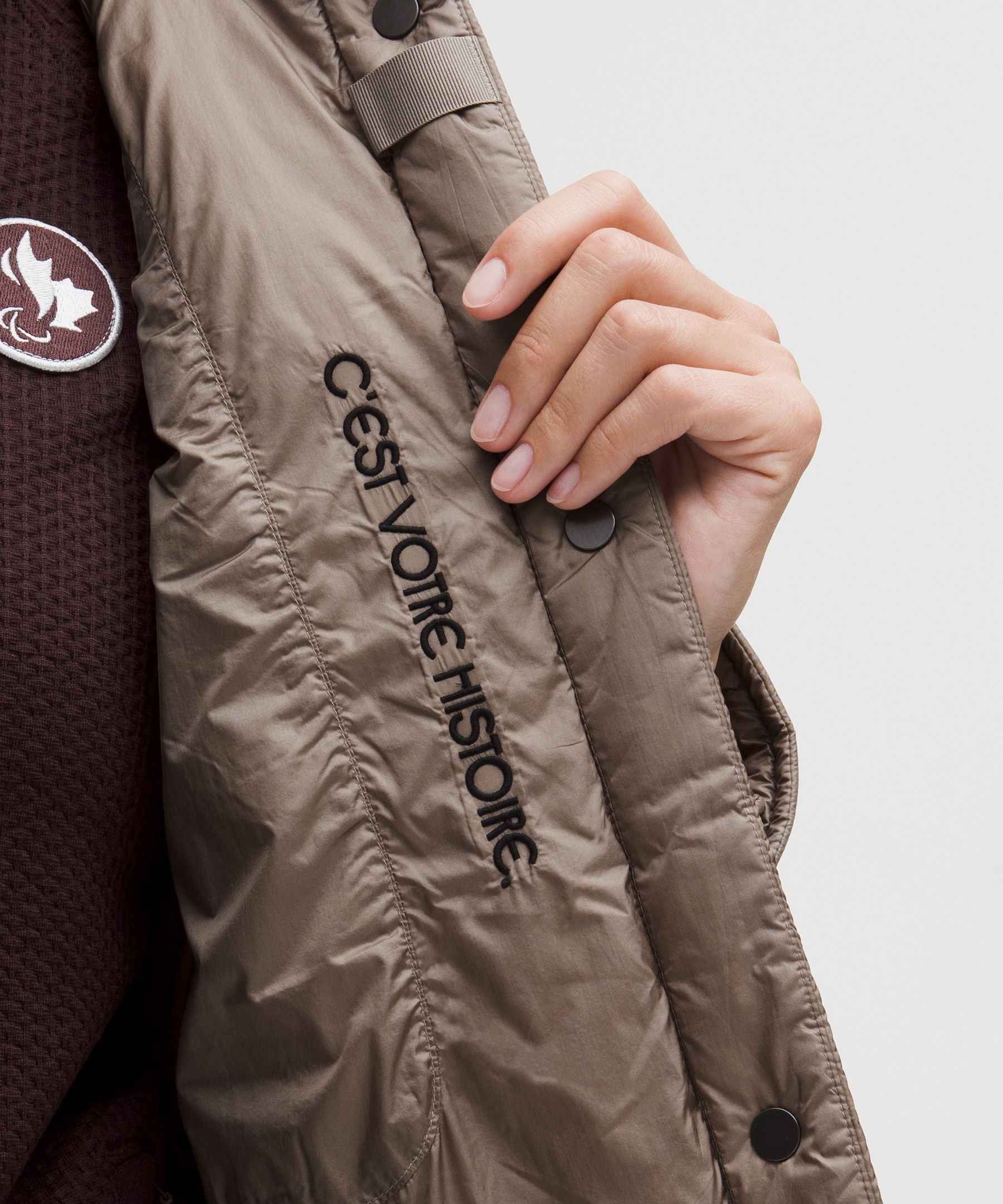 Team Canada Women's Nylon Taffeta Insulated Shacket *CPC Logo