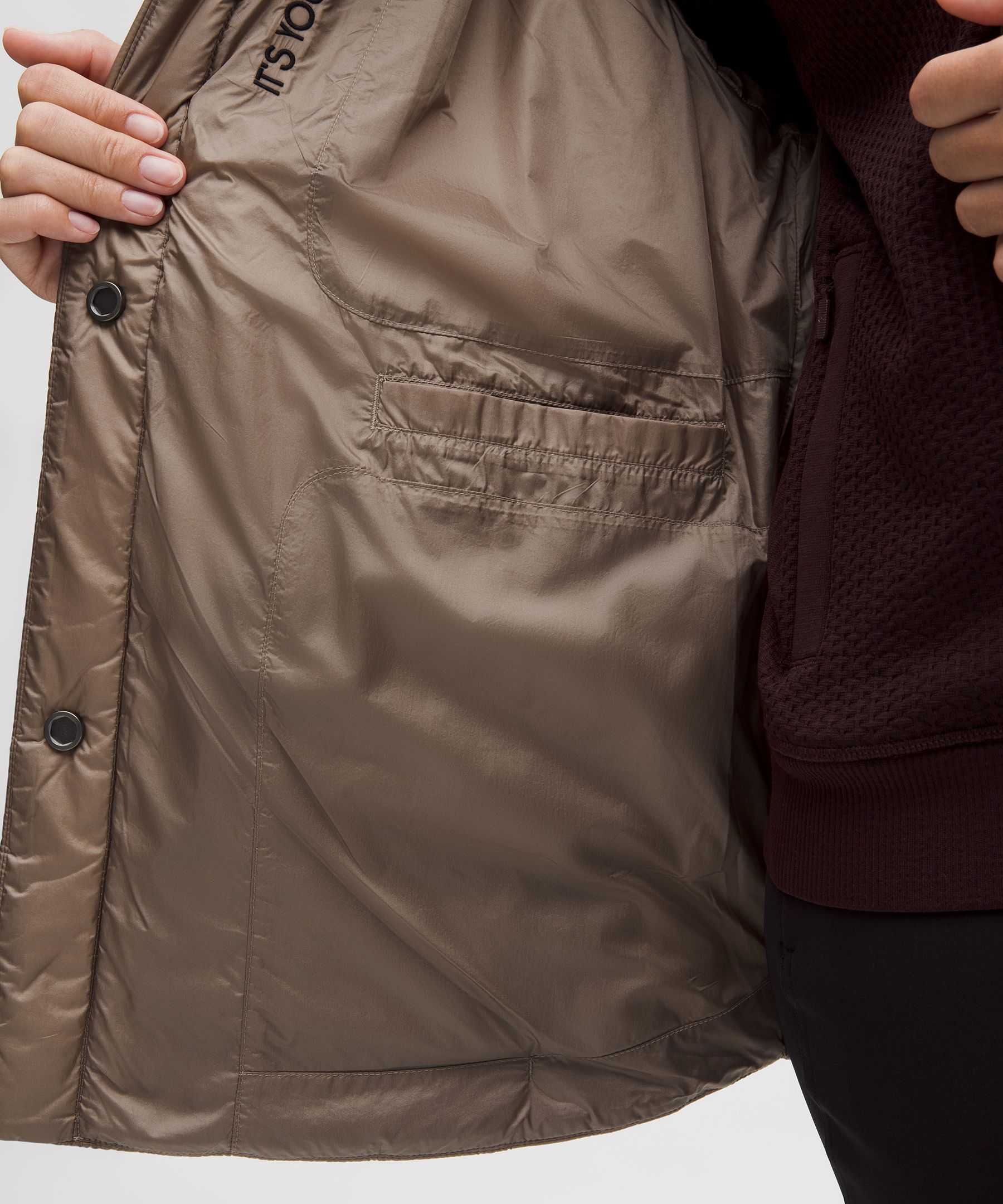 Team Canada Women's Nylon Taffeta Insulated Shacket *CPC Logo