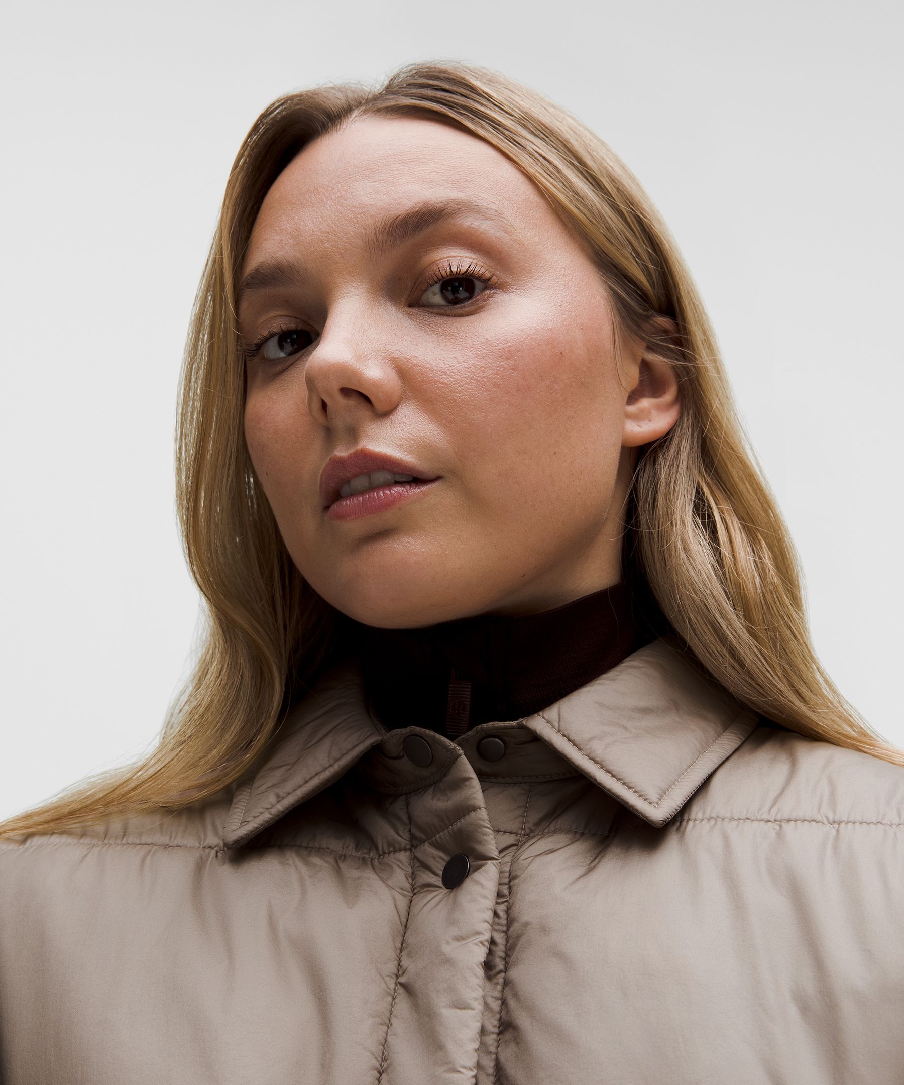 Team Canada Women's Nylon Taffeta Insulated Shacket *CPC Logo