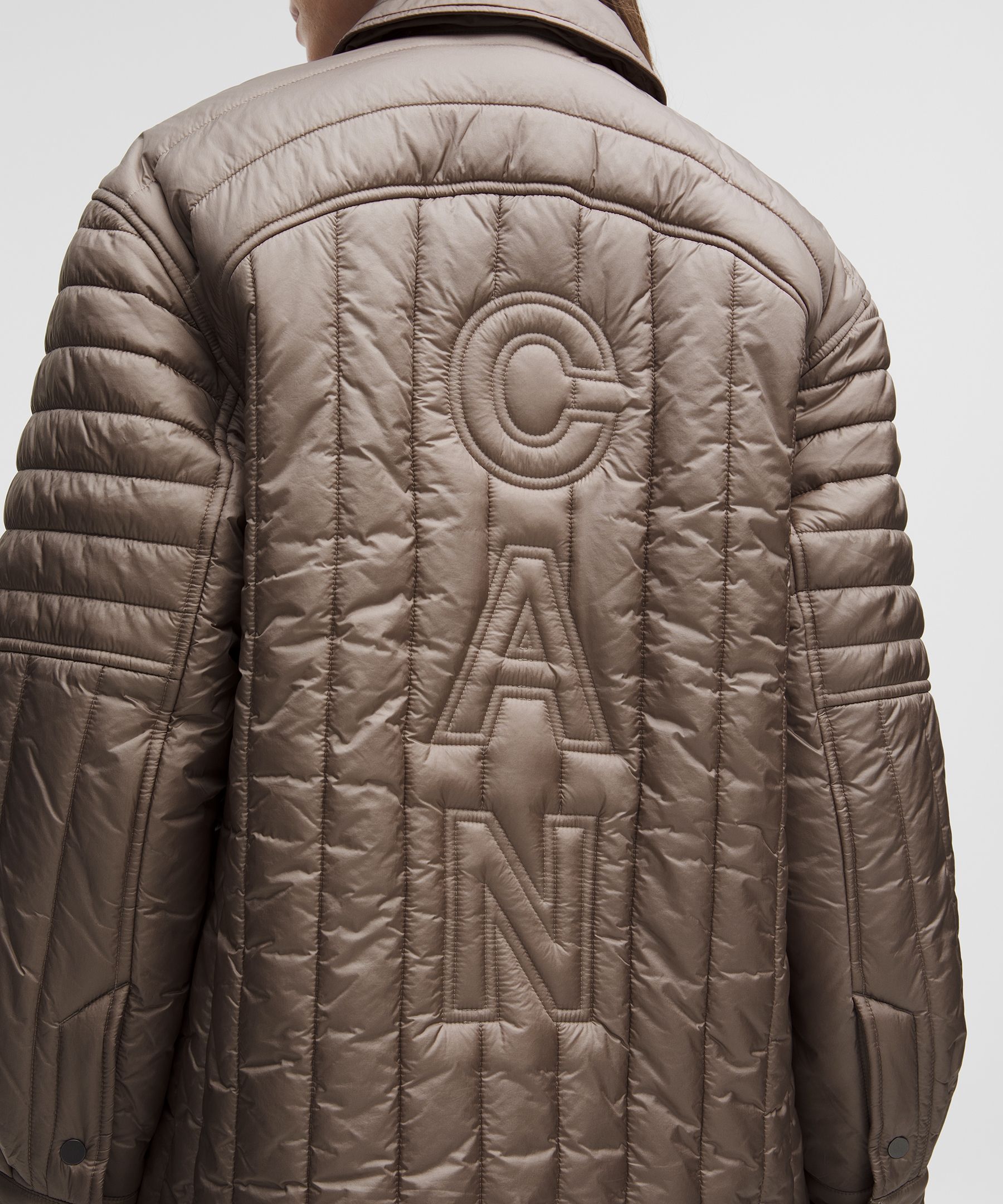 Team Canada Women's Nylon Taffeta Insulated Shacket *CPC Logo