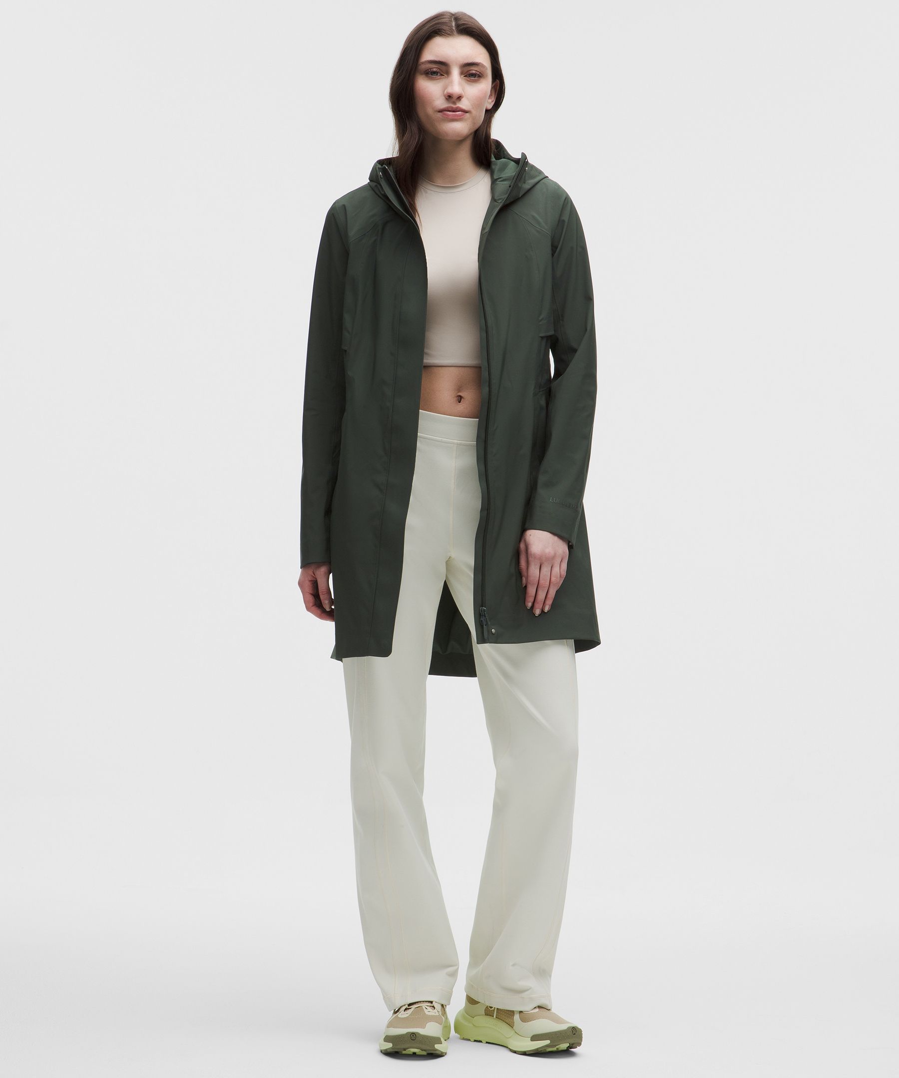 lululemon – Women’s Rain Rebel Jacket – Color Green – Size 14