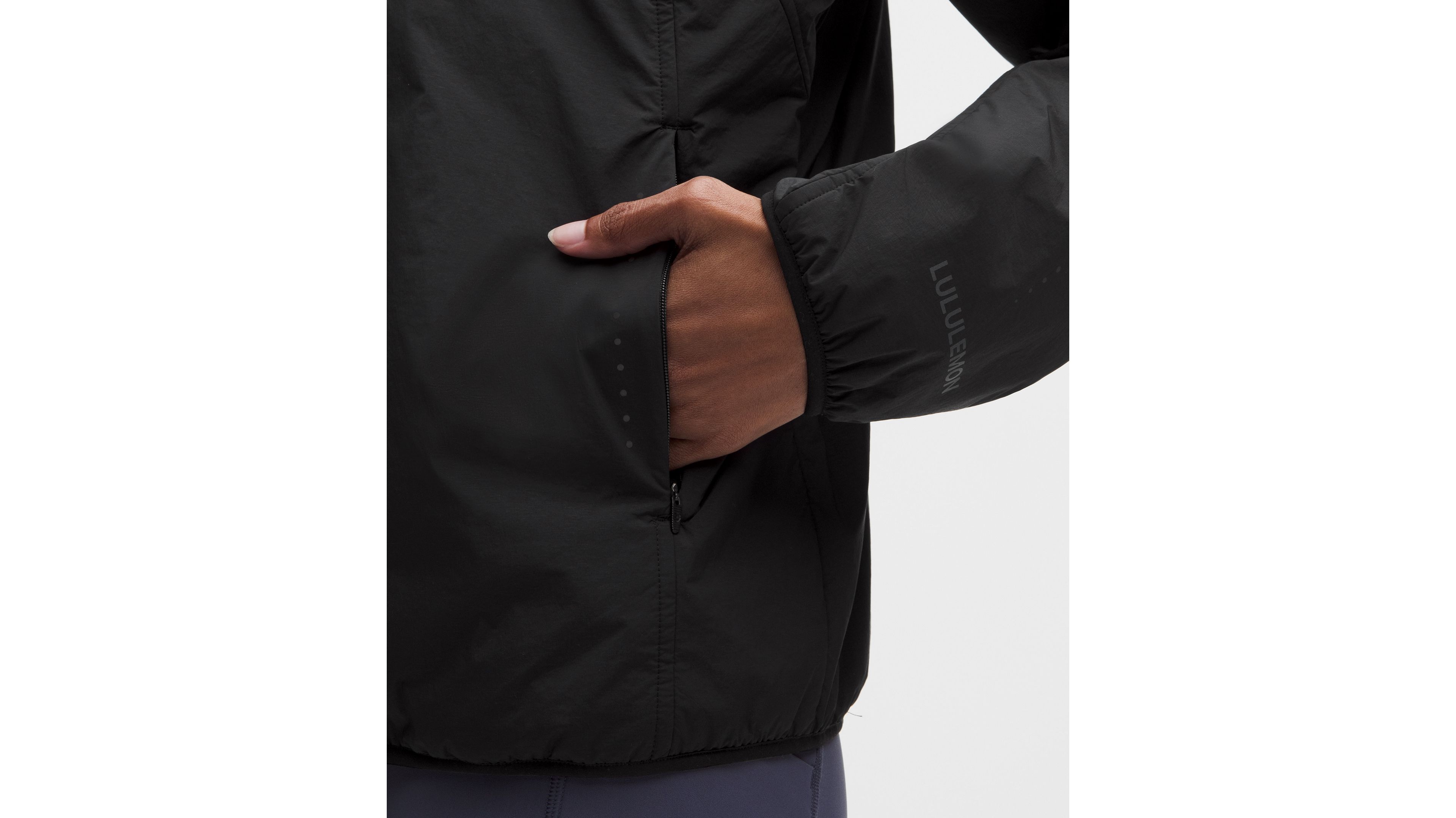 Insulated Back-Vent Running Jacket