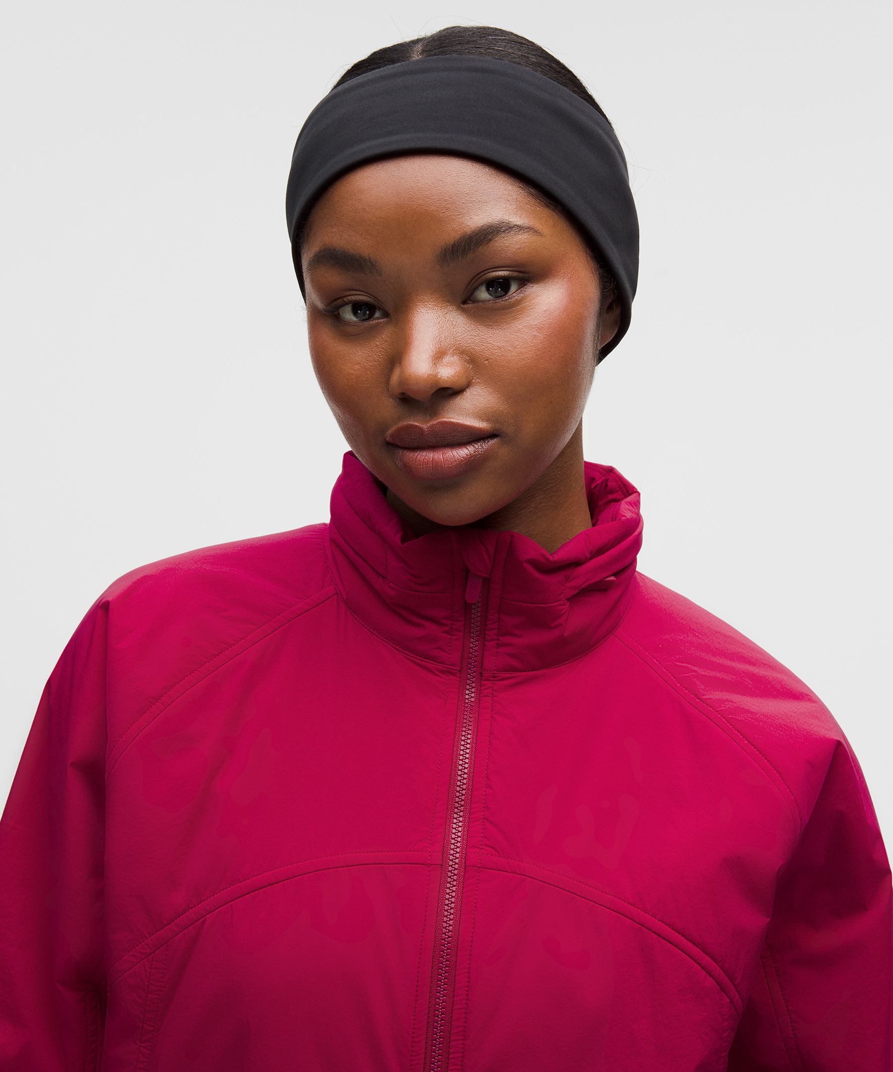 Lululemon Insulated Back-vent Running Jacket In Pink