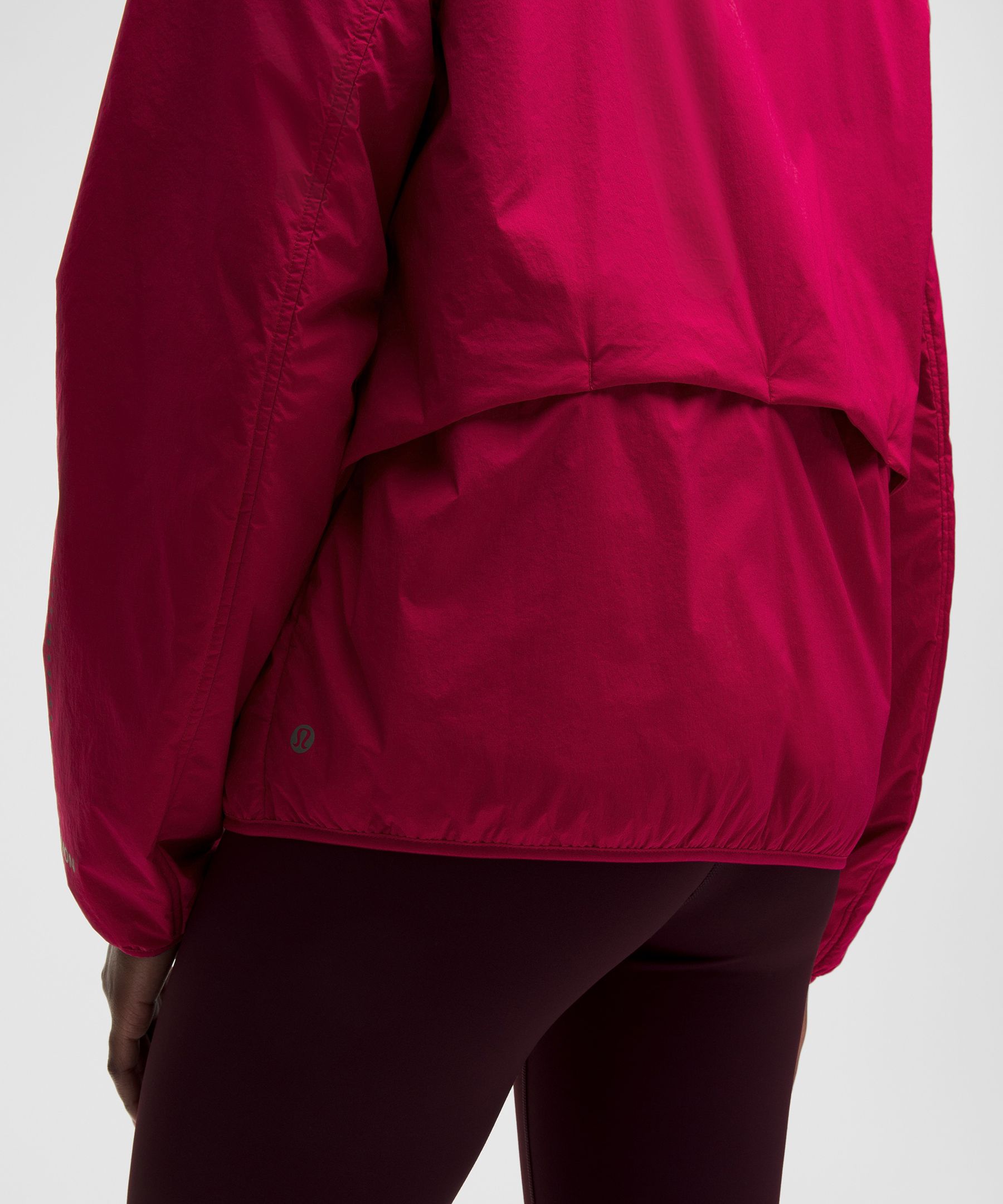 Lululemon Insulated Back-vent Running Jacket In Pink