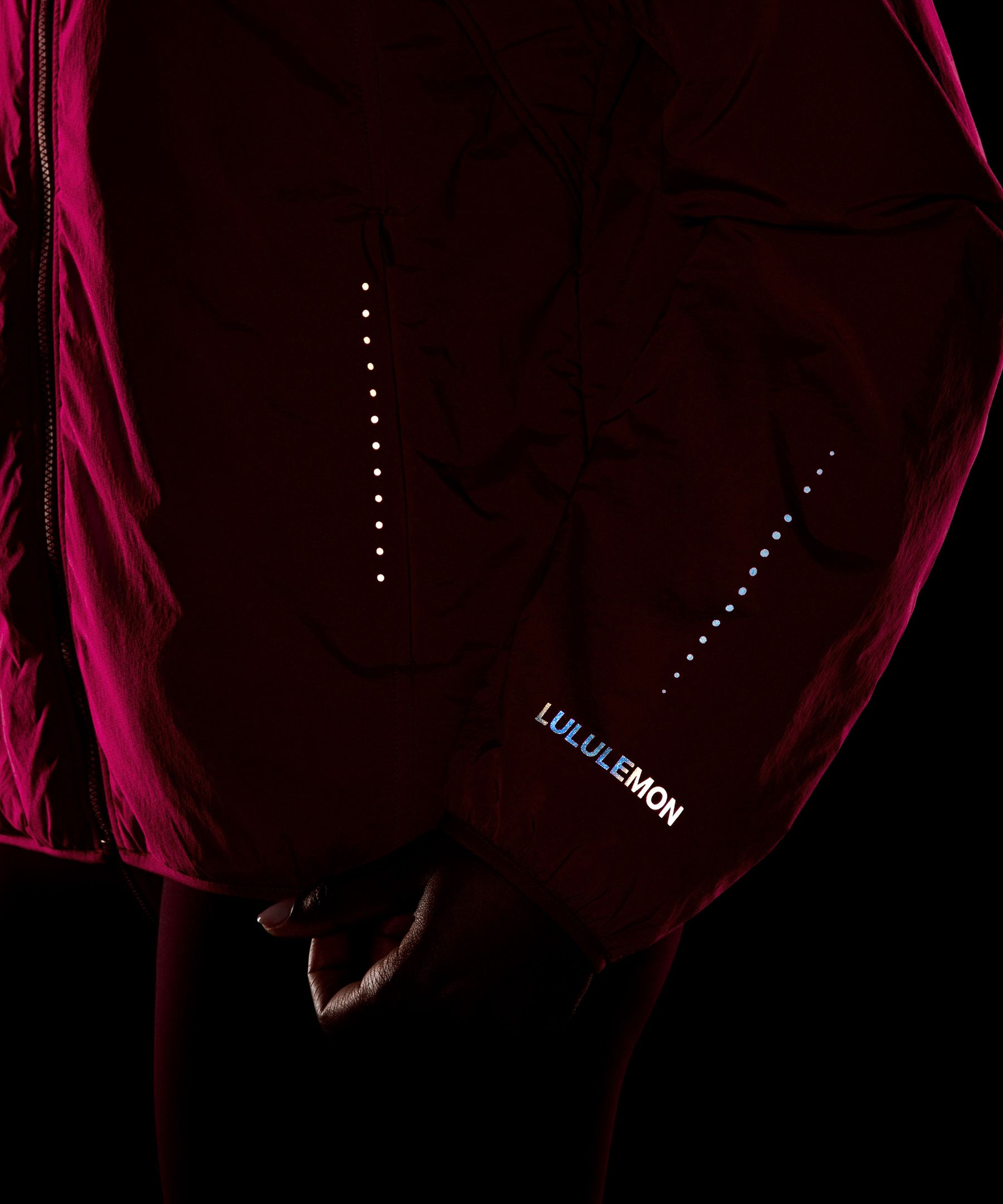 Lululemon Insulated Back-vent Running Jacket In Pink