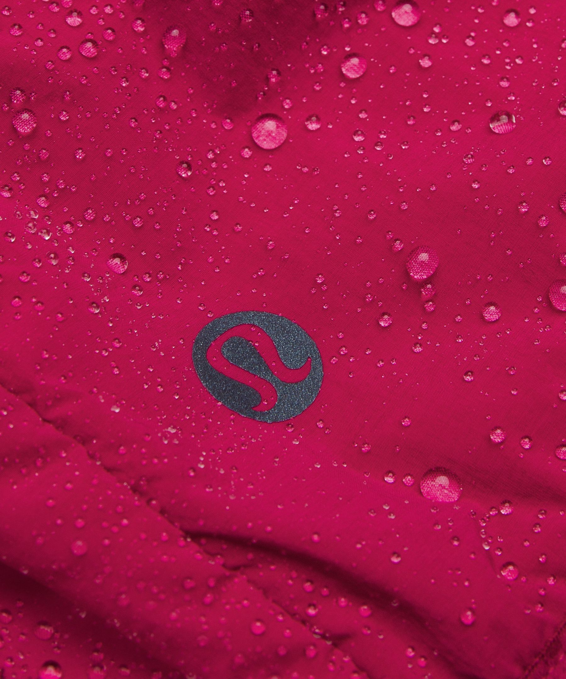Lululemon Insulated Back-vent Running Jacket In Pink