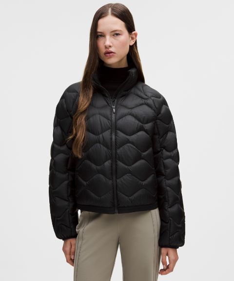 Женская стёганая пуховая куртка Lululemon Featherweight