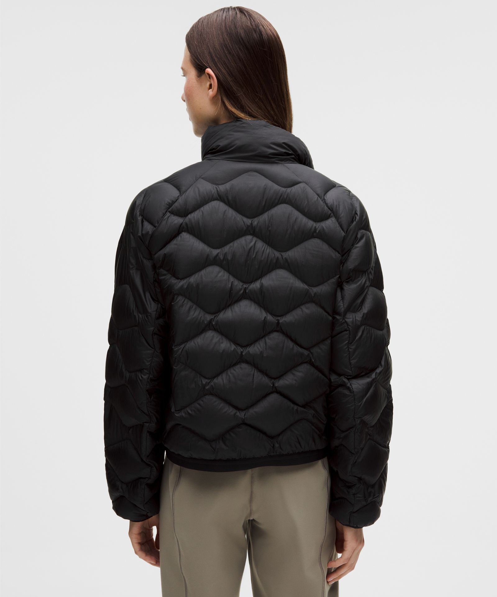 Женская стёганая пуховая куртка Lululemon Featherweight — фото 3