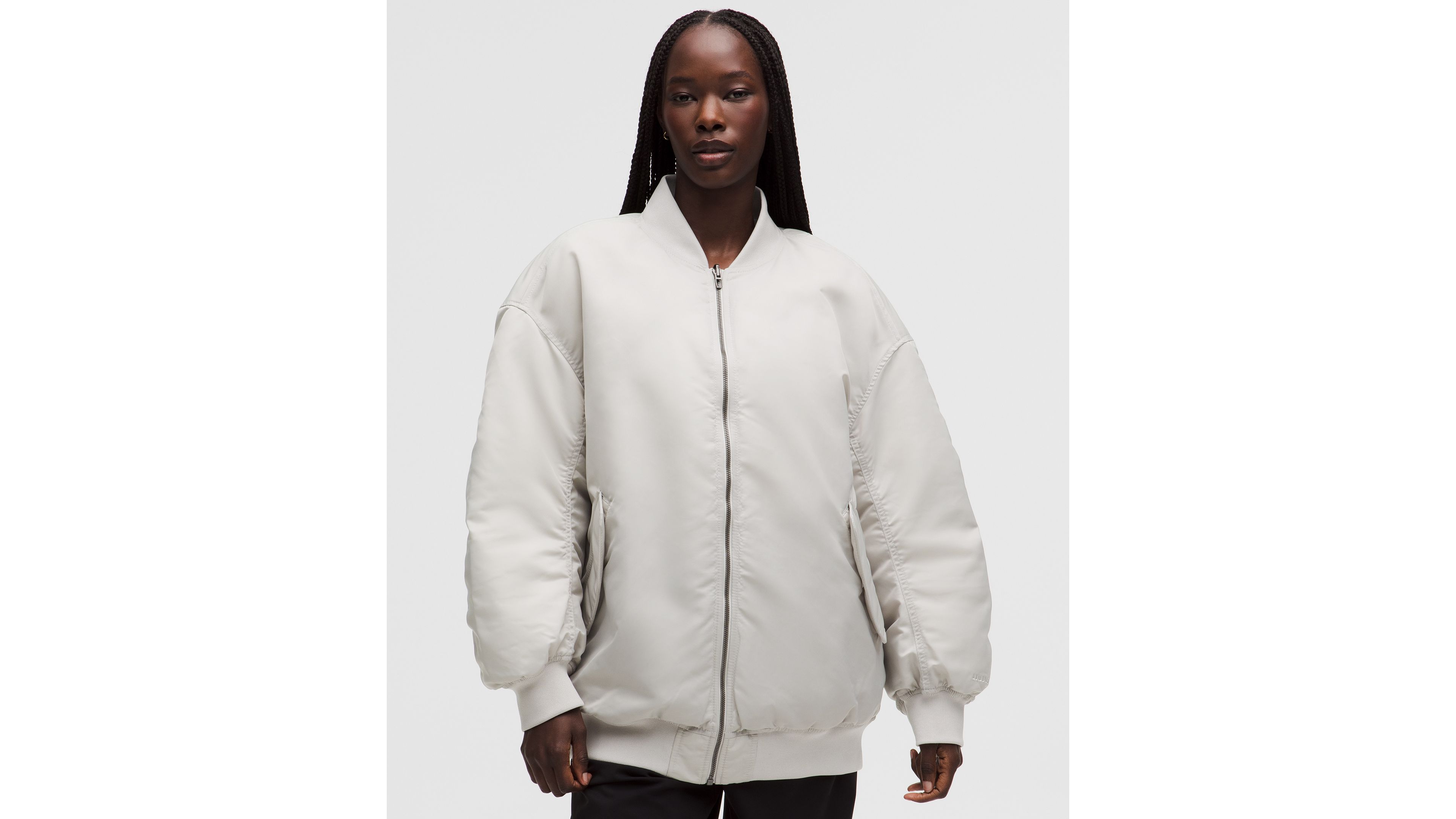 Reversible Oversized 600-Down-Fill Bomber Jacket