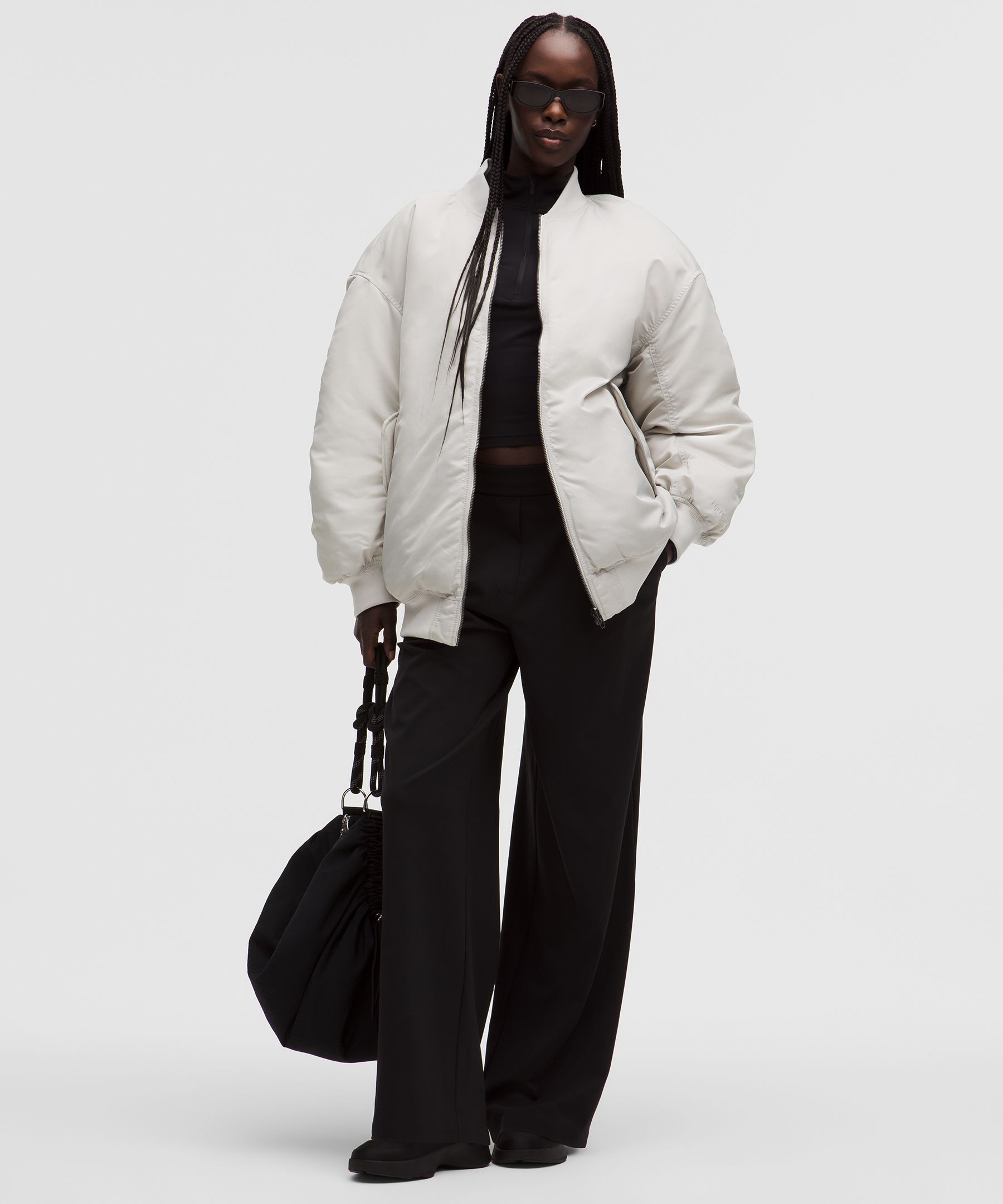 Reversible Oversized 600-Down-Fill Bomber Jacket