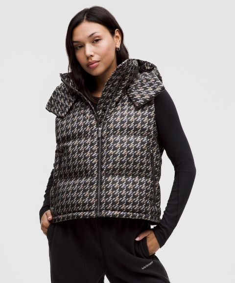 Женский пуховый жилет Lululemon Wunder Puff укороченный