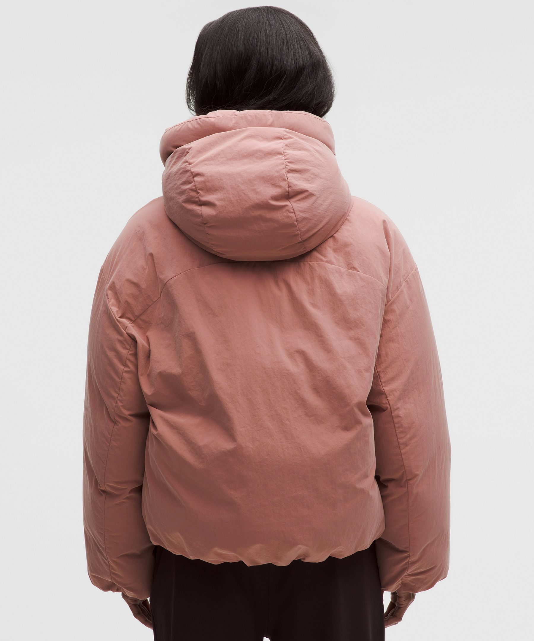 Lululemon Bubble-hem 600-down-fill Puffer Jacket In Pink