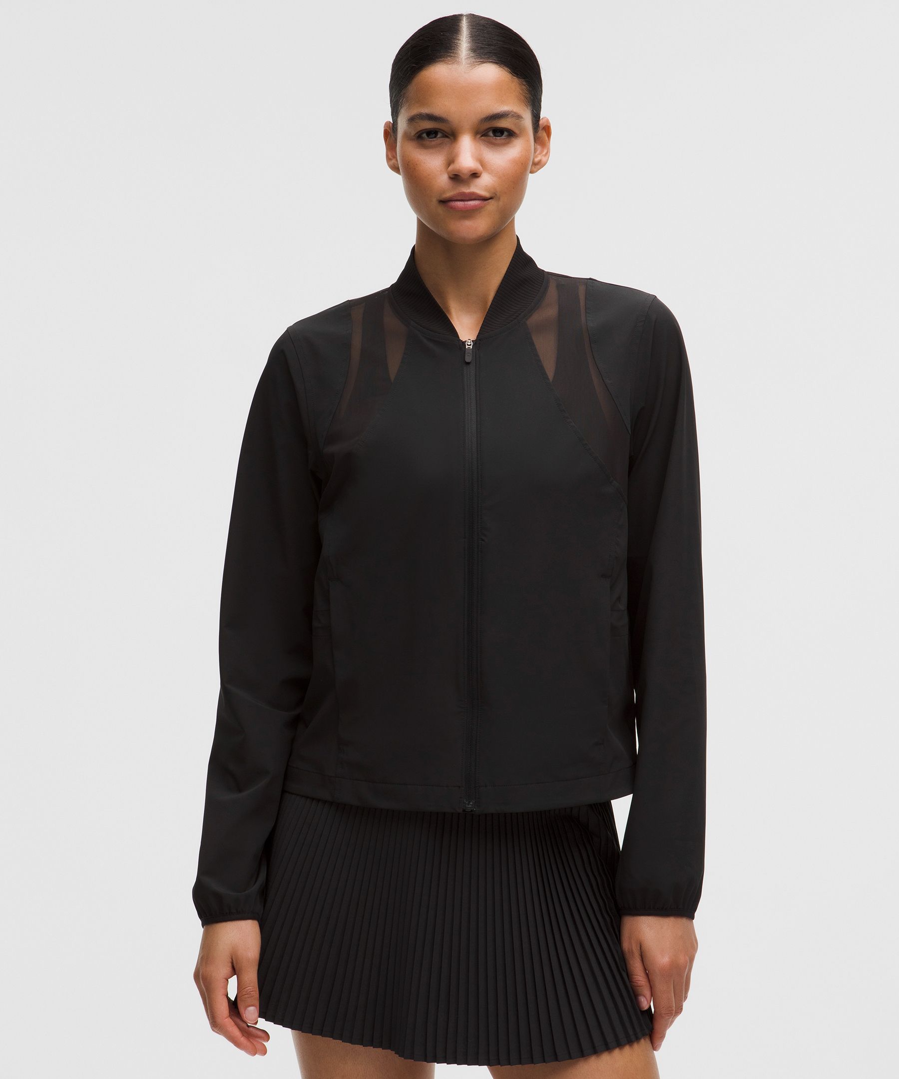 lululemon – Women’s -Ventilated Tennis Jacket – Color Black – Size XS