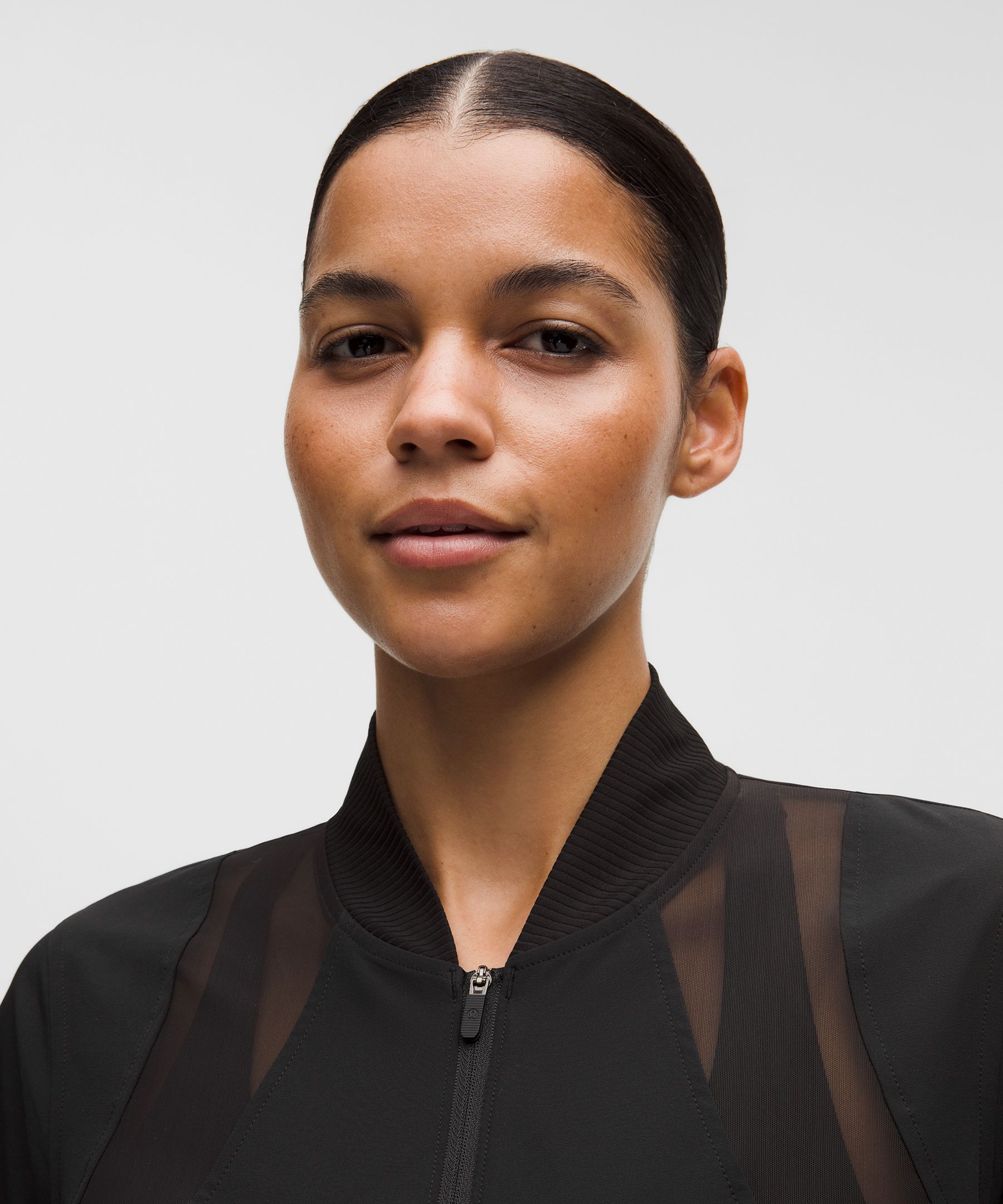 Mesh-Ventilated Tennis Jacket