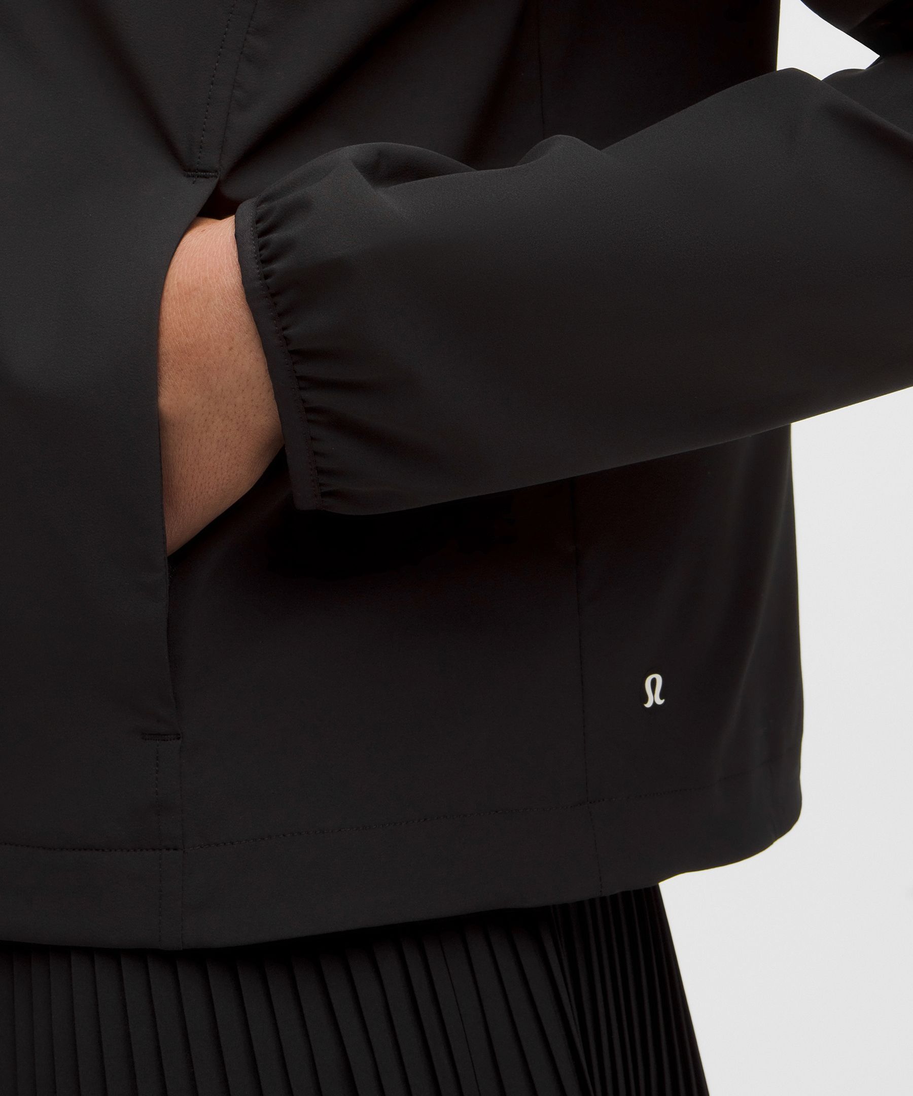 Mesh-Ventilated Tennis Jacket