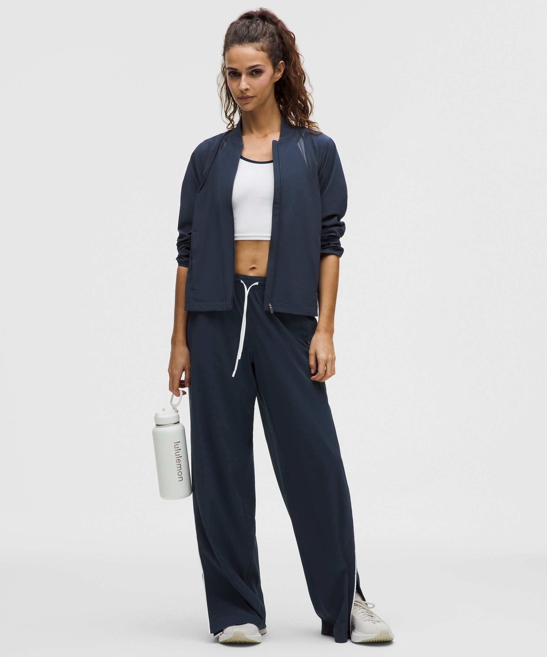 Mesh-Ventilated Tennis Jacket