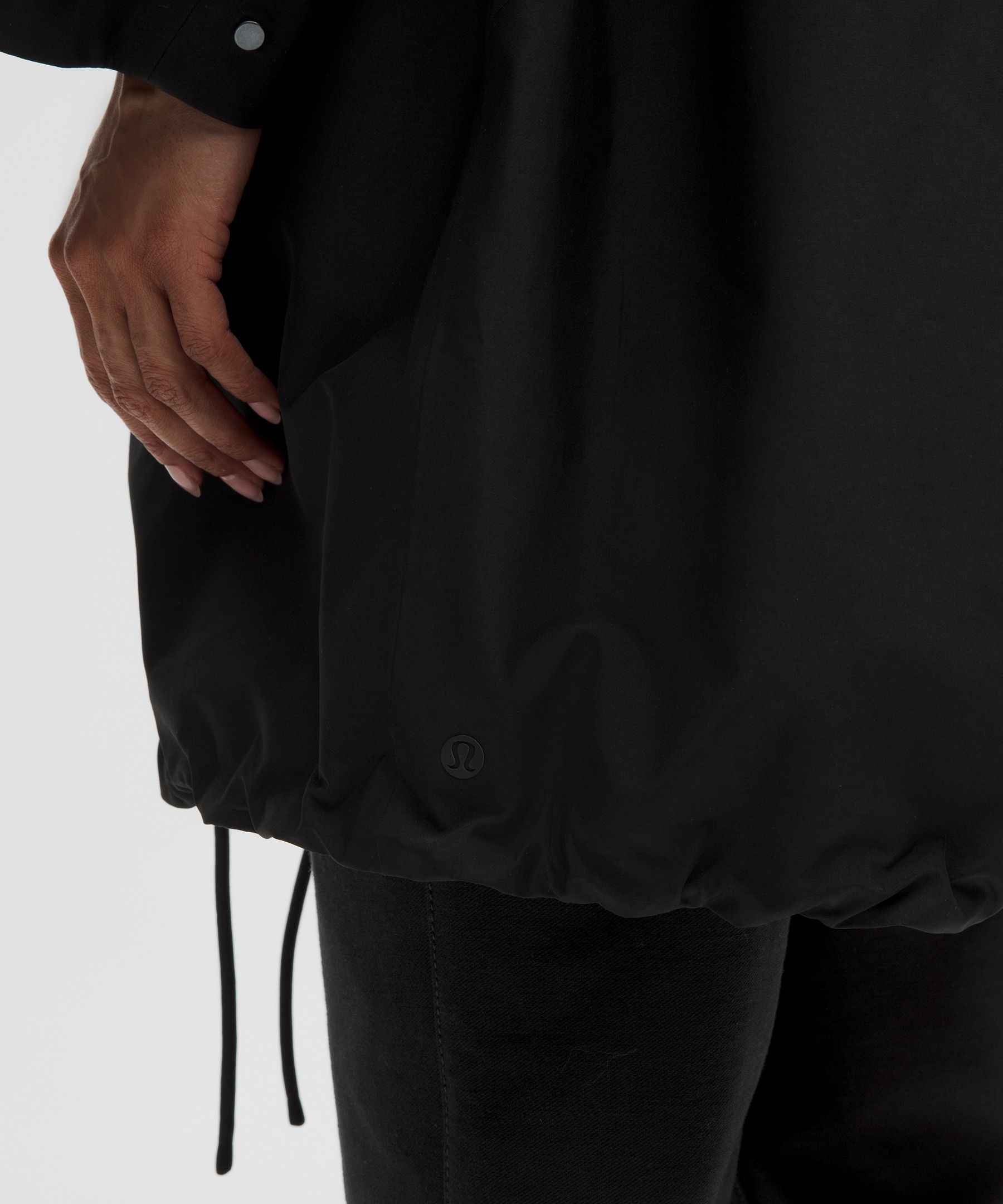 Oversized Cocoon Rain Coat