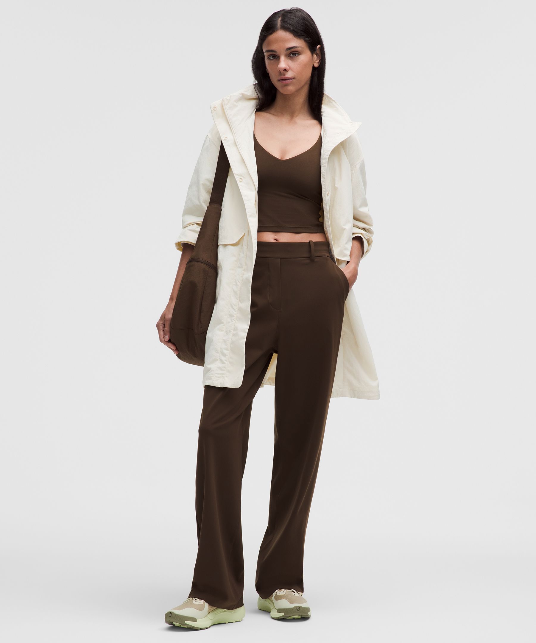 lululemon – Women’s Always Effortless Long Jacket Evolve – Color White – Size Medium