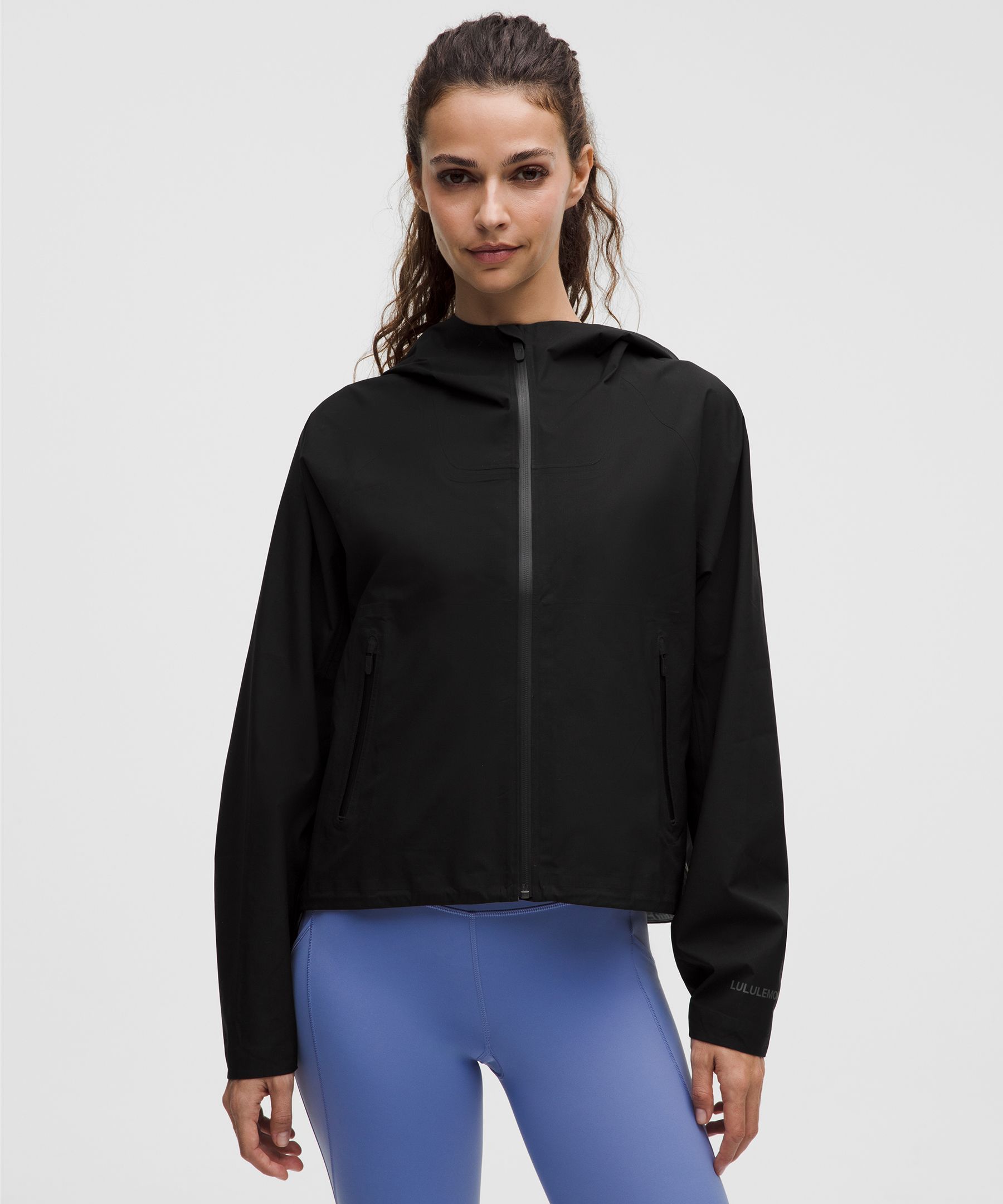 lululemon – Women’s Lightweight Waterproof Running Jacket – Color Black – Size Large
