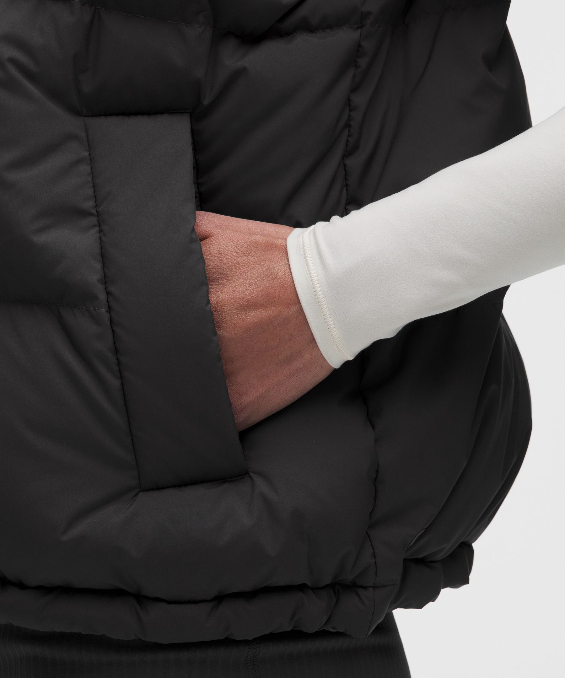 Wunder Puff Cropped Vest *Updated Fit