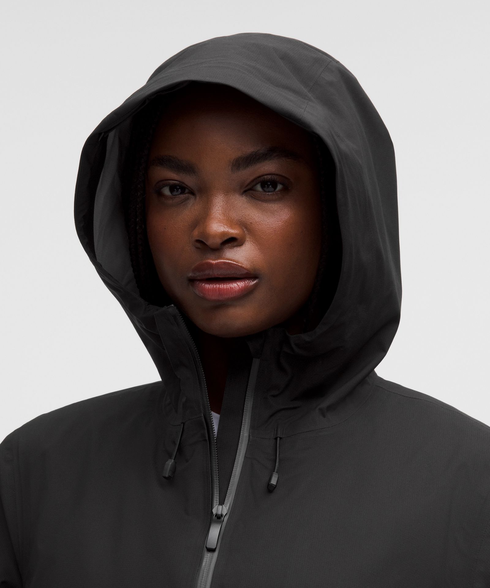 Женский лёгкий дождевик Lululemon с утяжкой на талии — фото 3