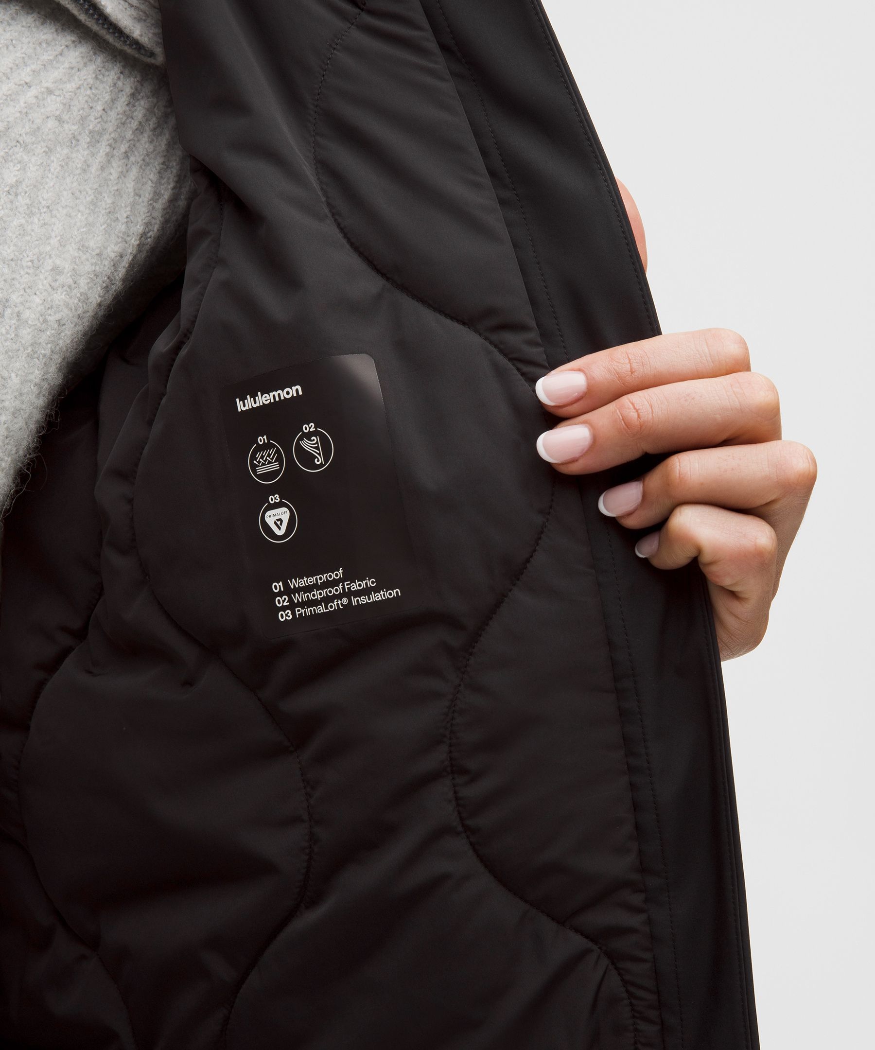 Oversized Insulated Rain Coat