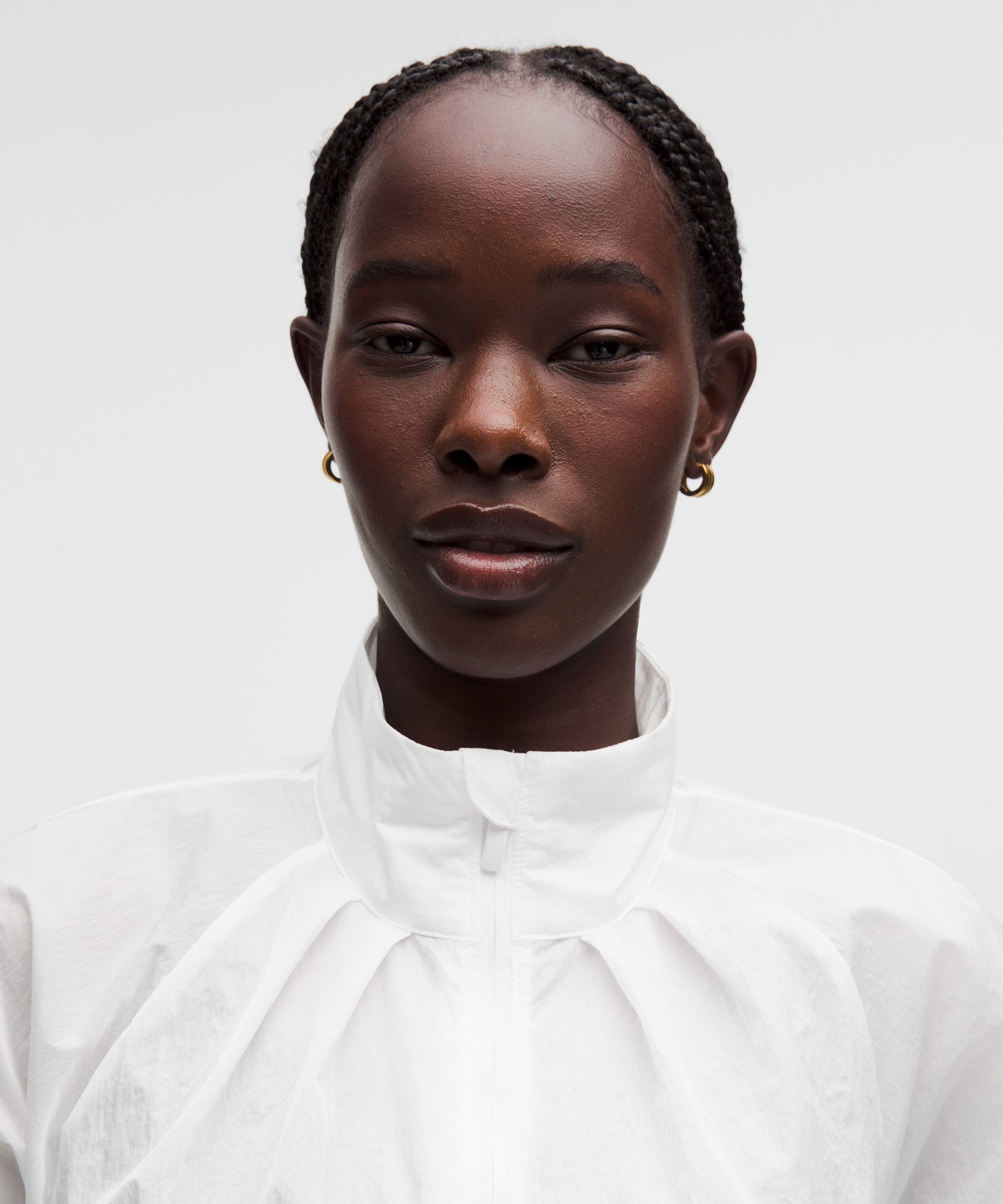 Lightweight Pleated Track Jacket