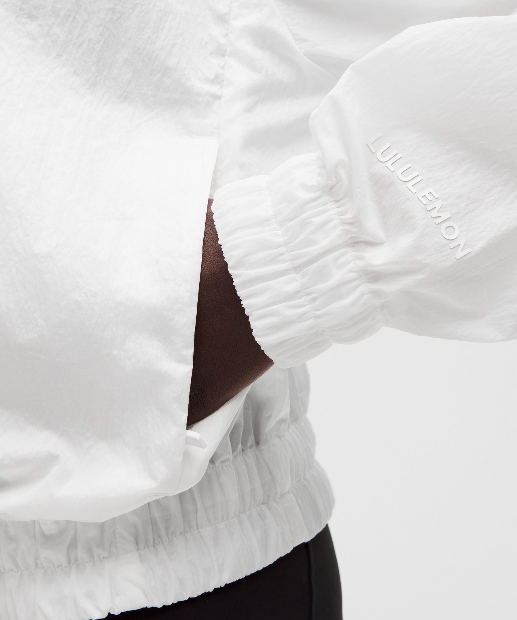 Lightweight Pleated Track Jacket