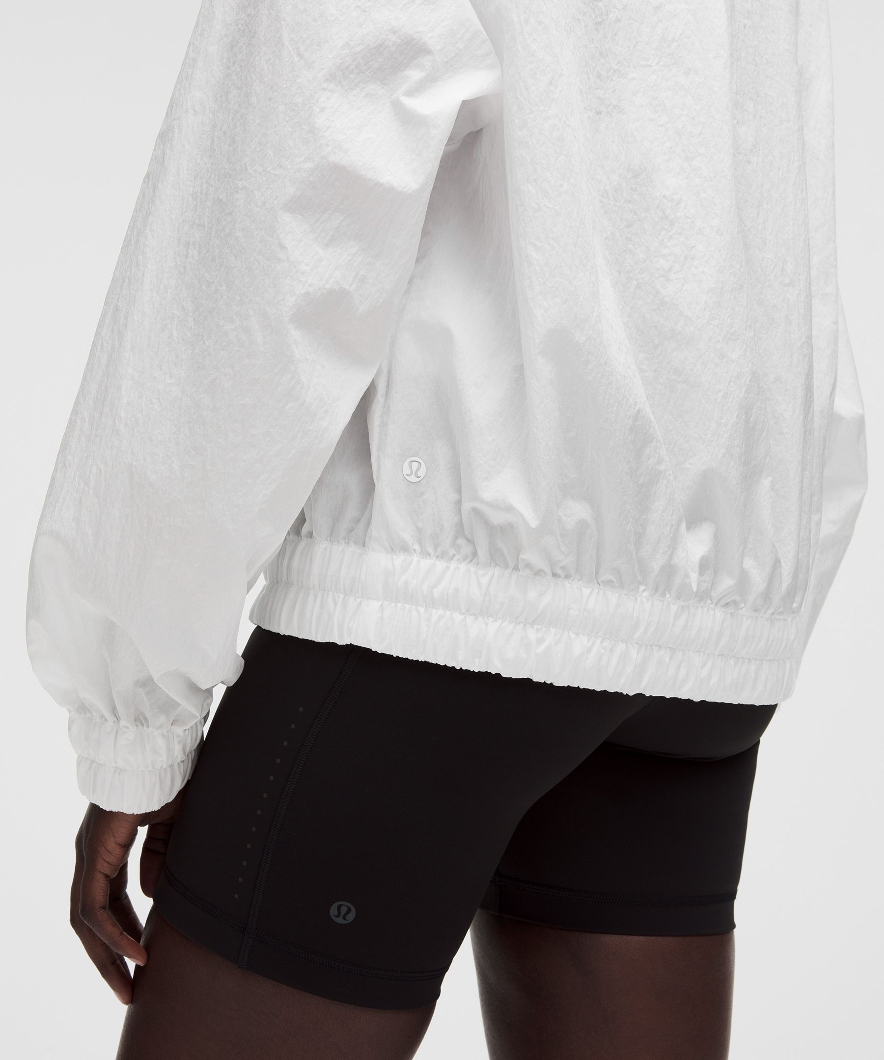 Lightweight Pleated Track Jacket