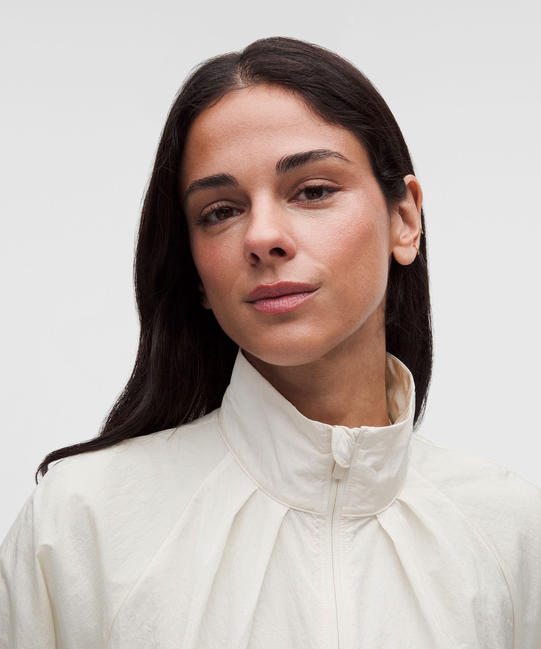 Lightweight Pleated Track Jacket