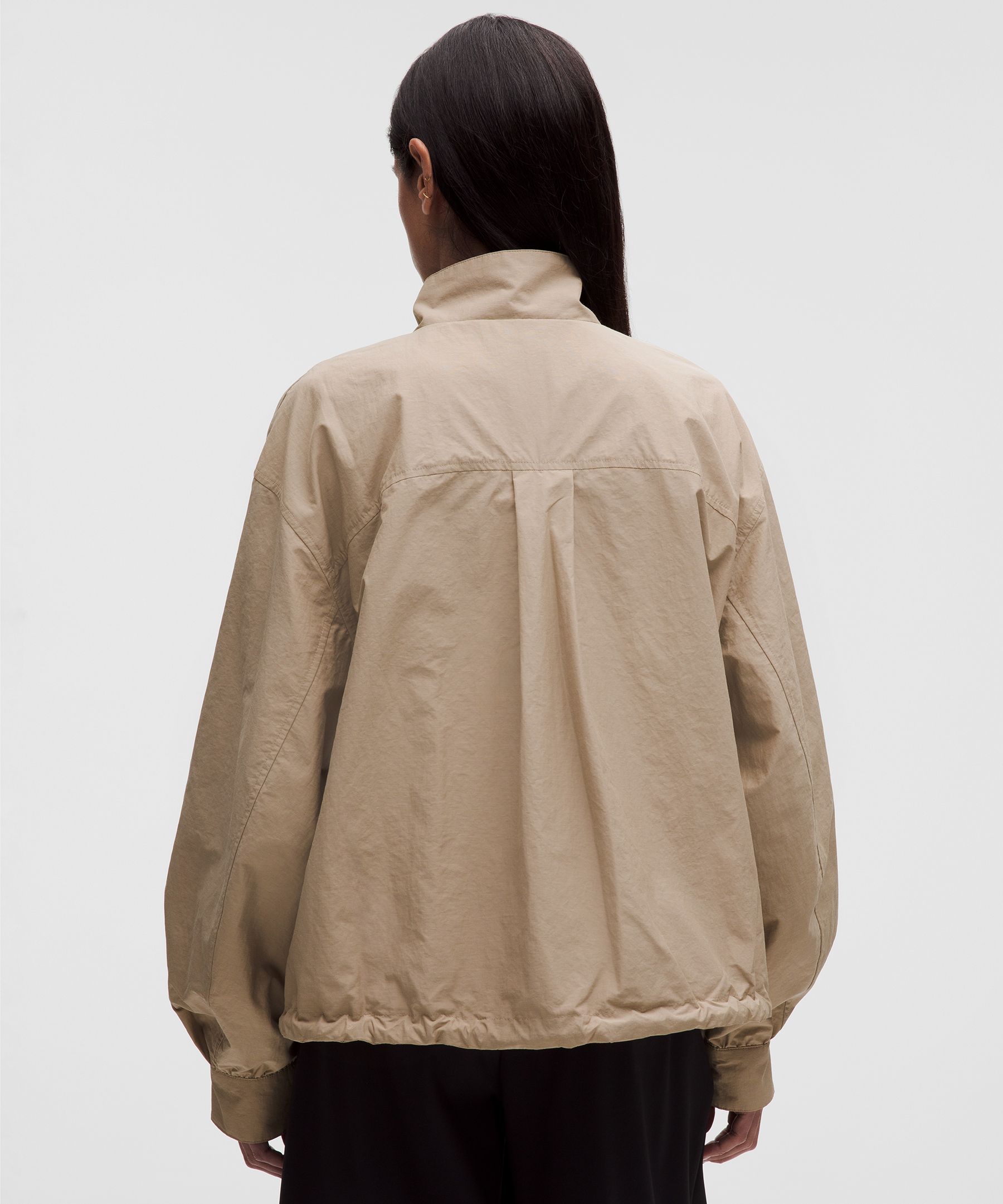 Veste oversize r&eacute;versible &agrave; ourlet ajustable
