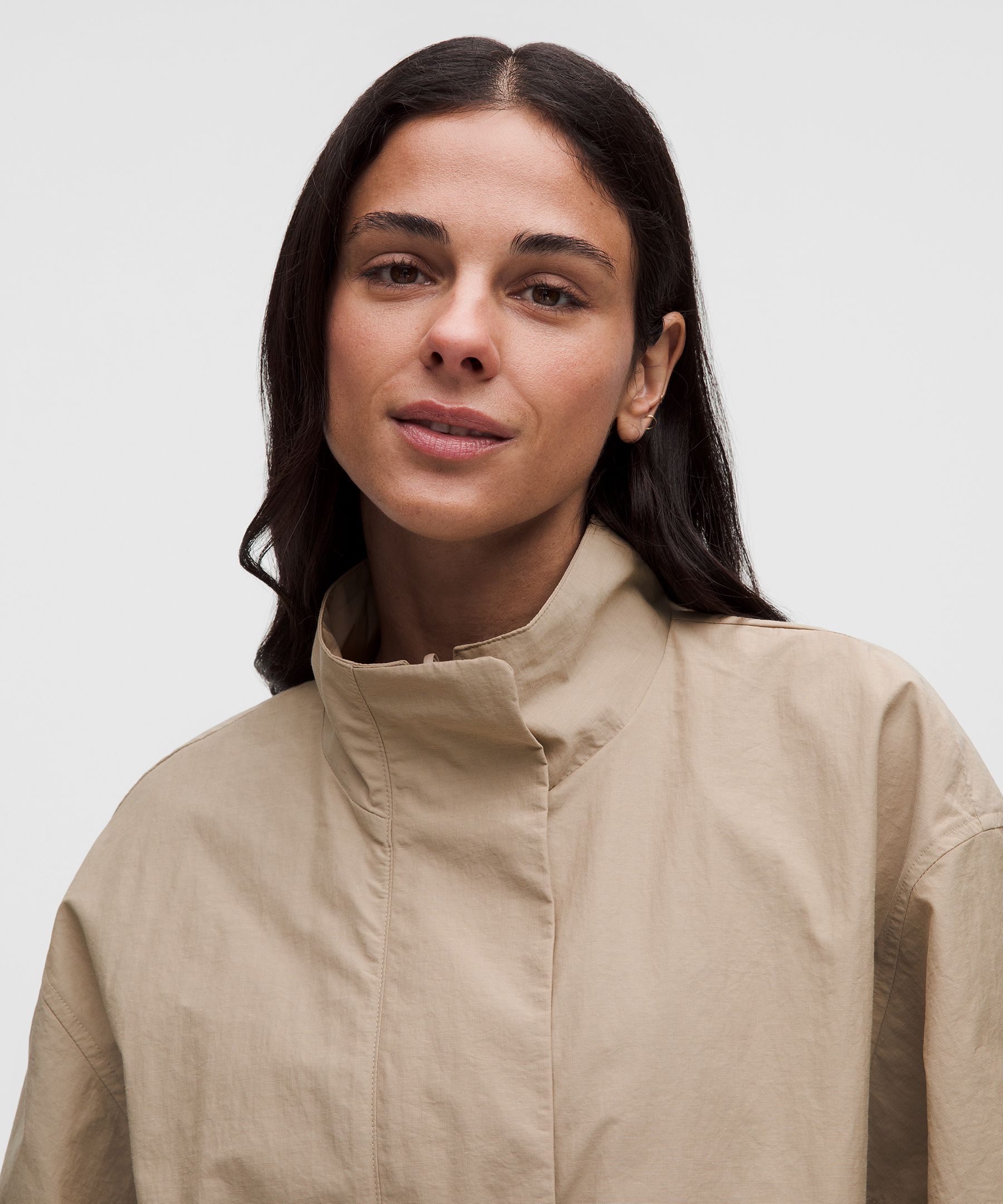 Veste oversize r&eacute;versible &agrave; ourlet ajustable