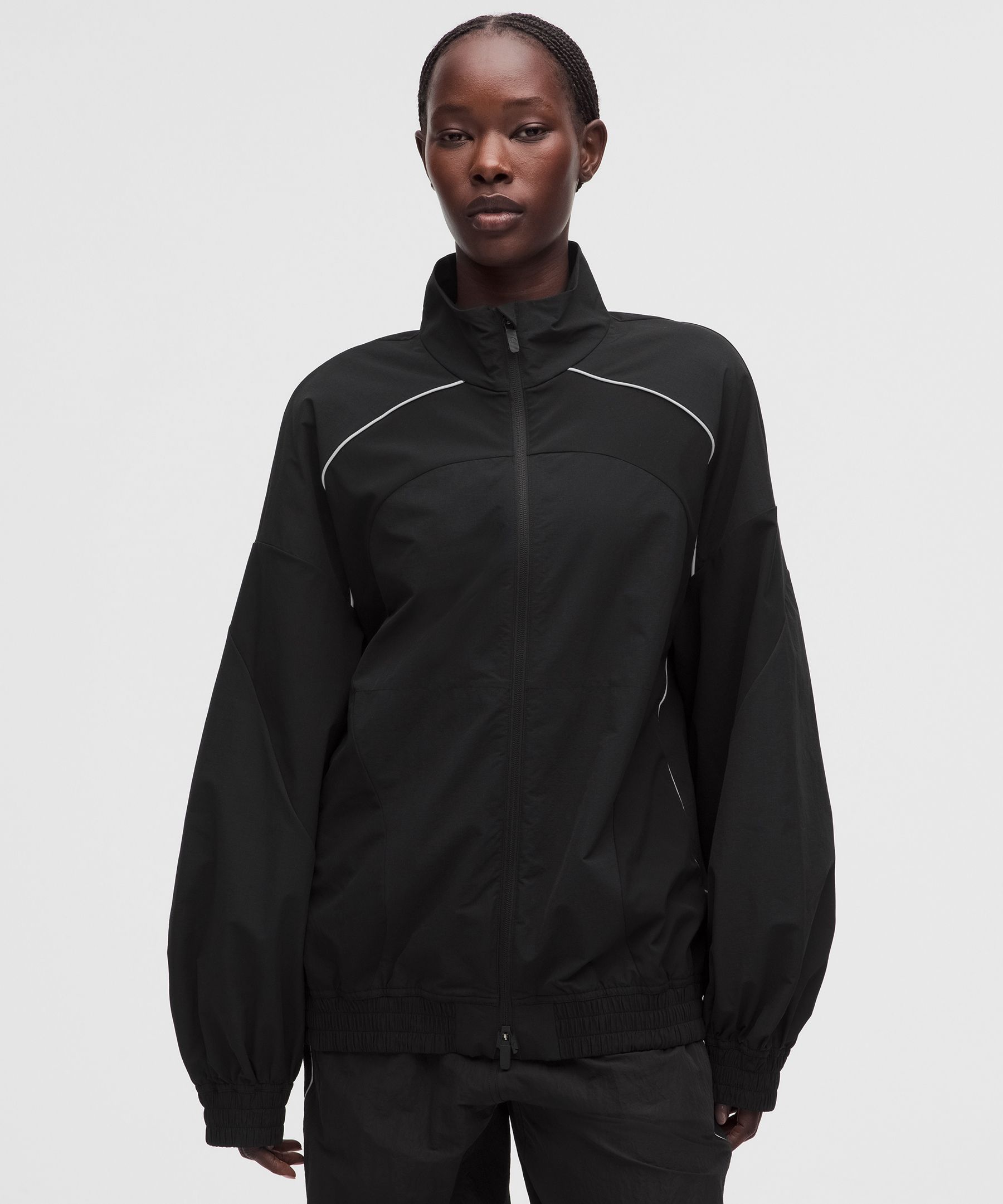 Ventilated Oversized Track Jacket