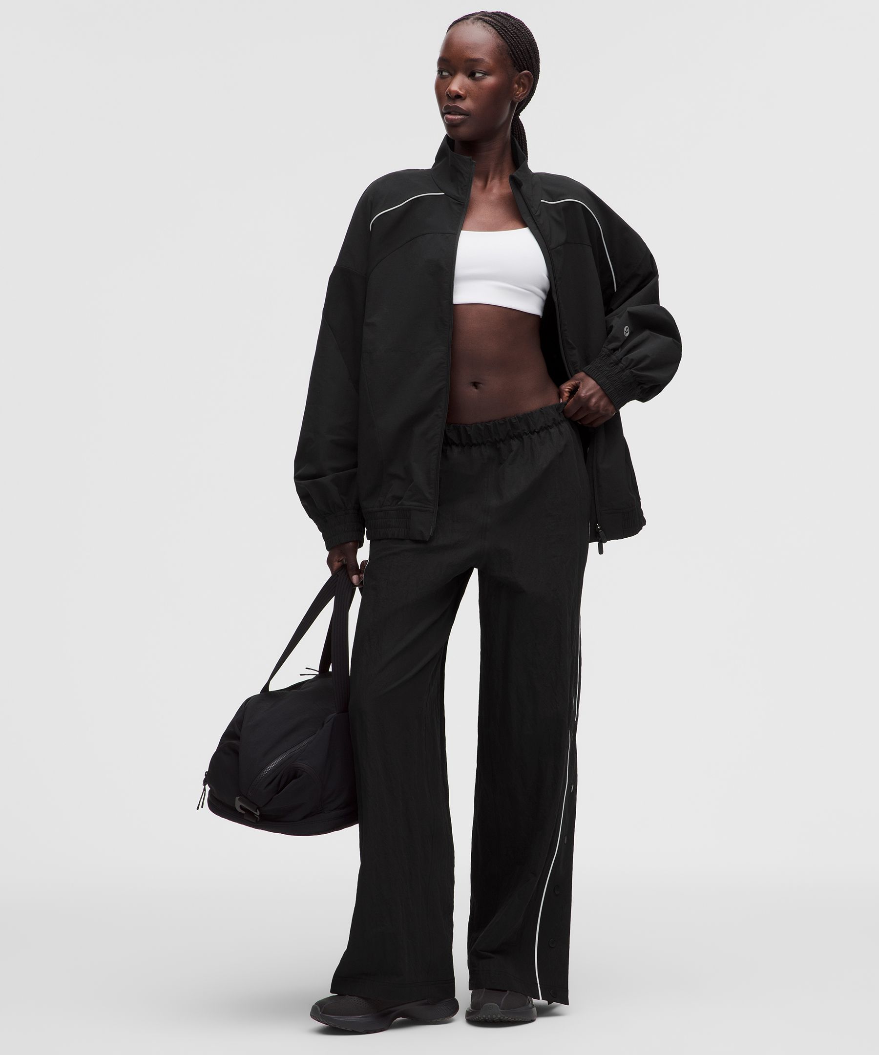 Ventilated Oversized Track Jacket