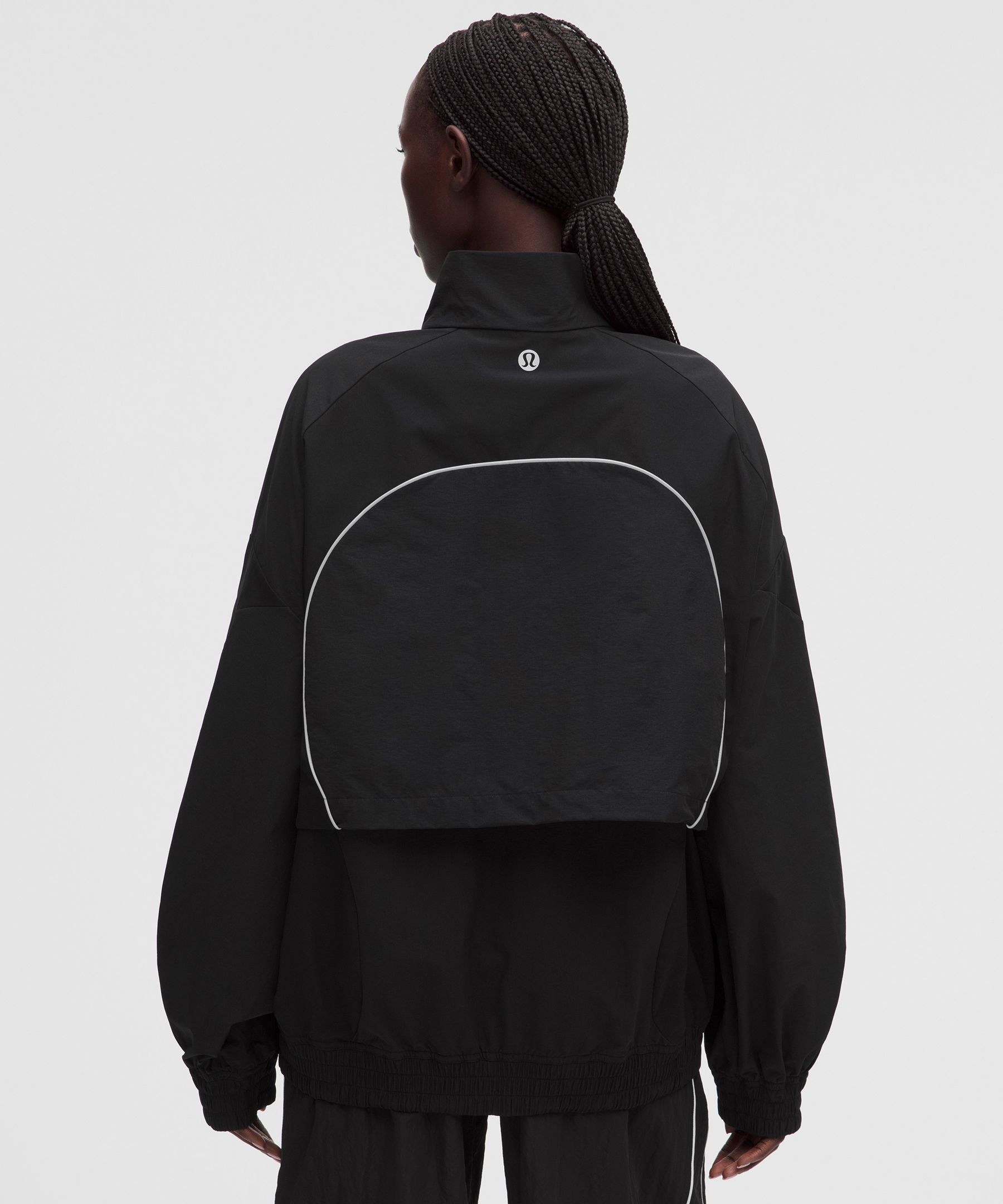 Ventilated Oversized Track Jacket