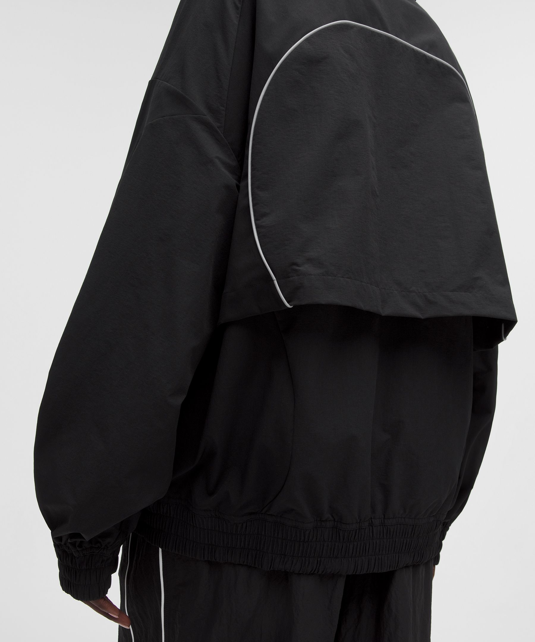 Ventilated Oversized Track Jacket
